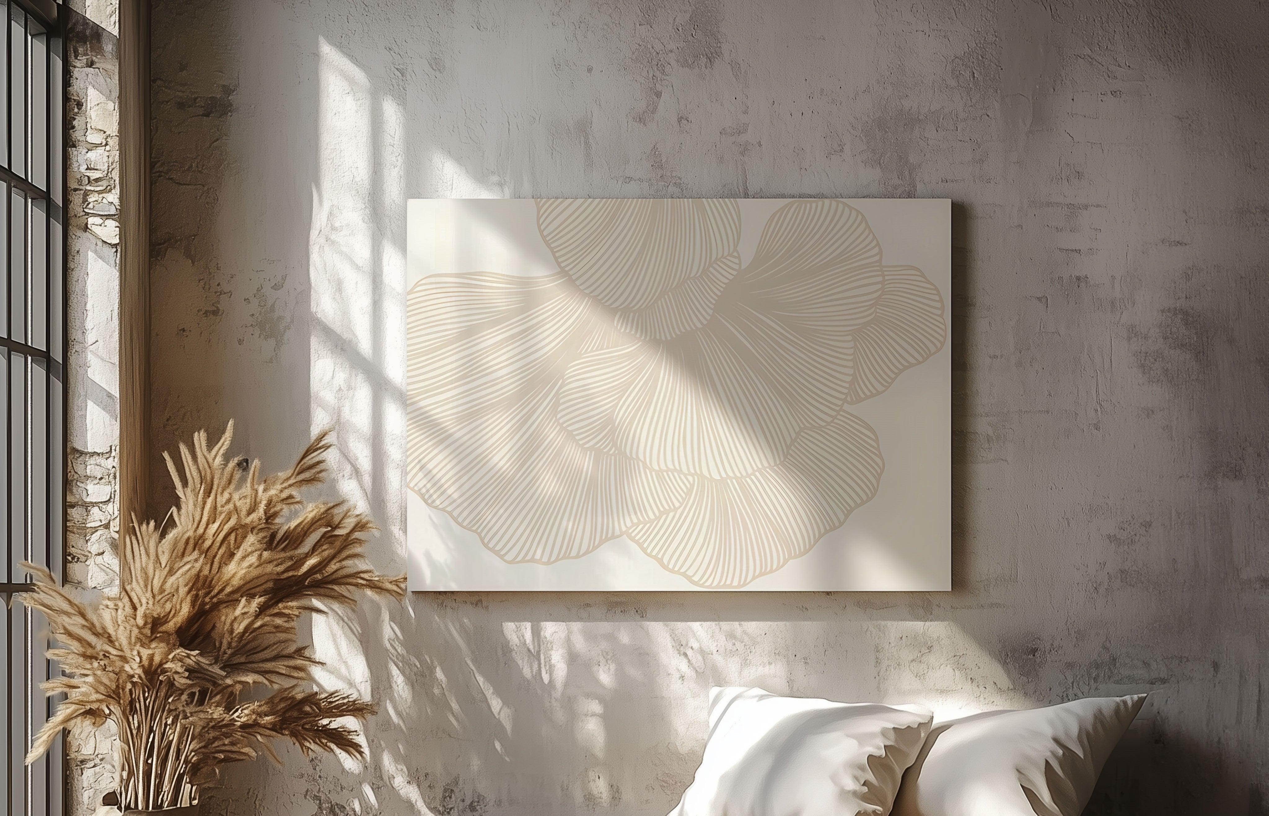 Canvastavlor i neutrala färger – lugn, stil och enkelhet - Arthena