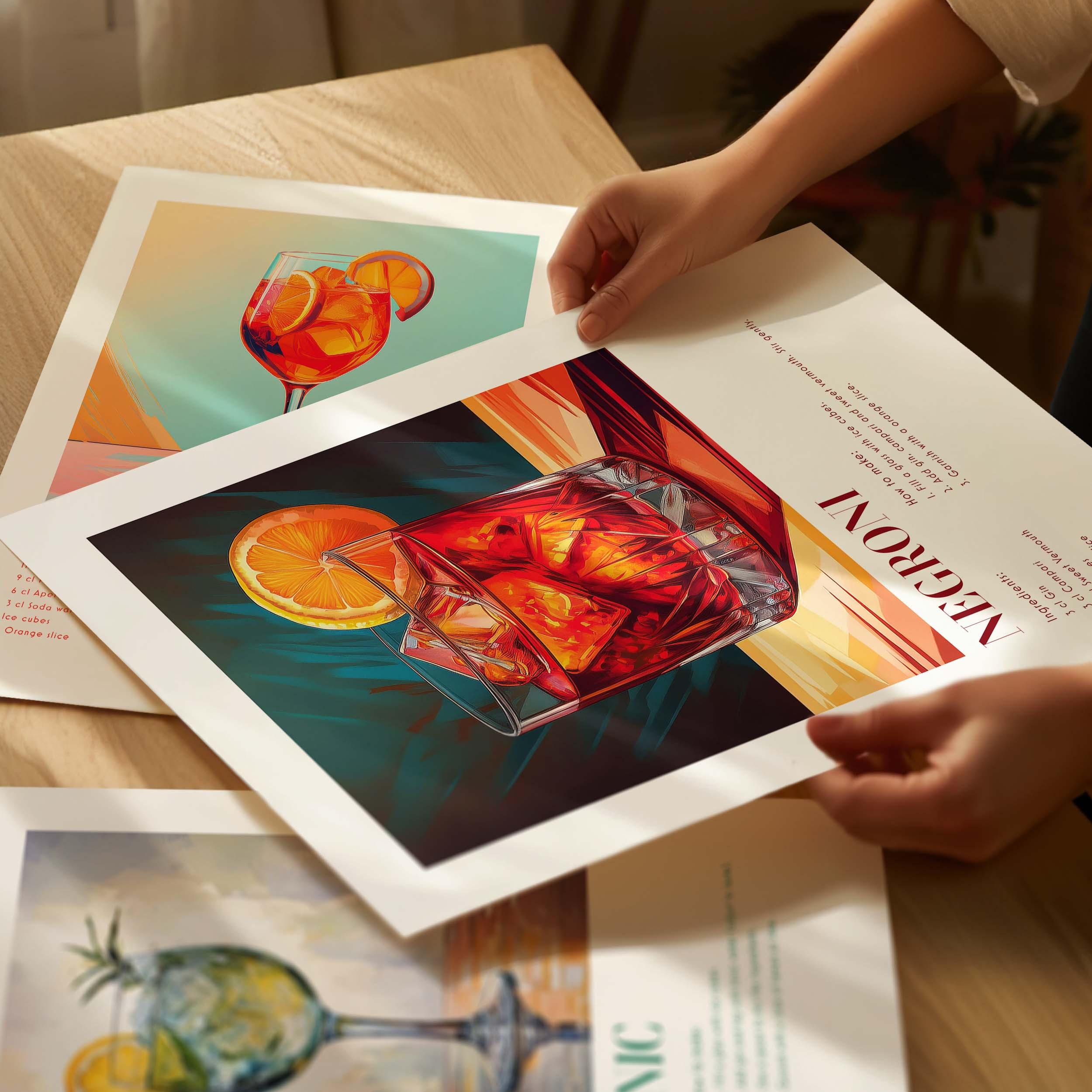 Posters med drinkar – stilfullt och stämningsfullt - Arthena