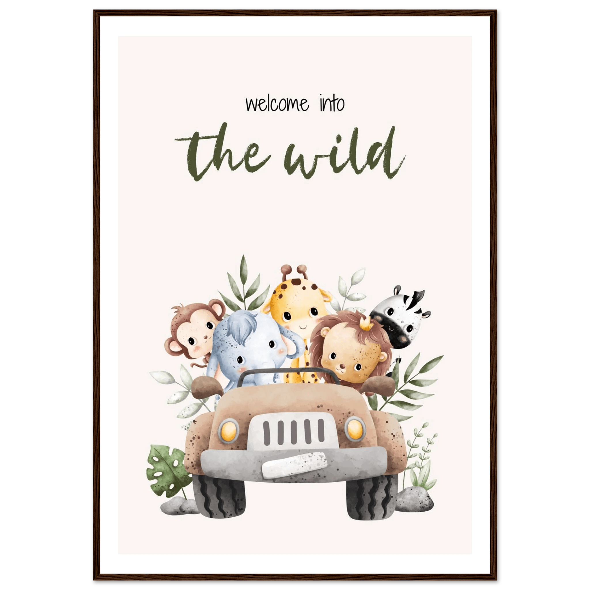 Welcome into the wild - Poster - Arthena