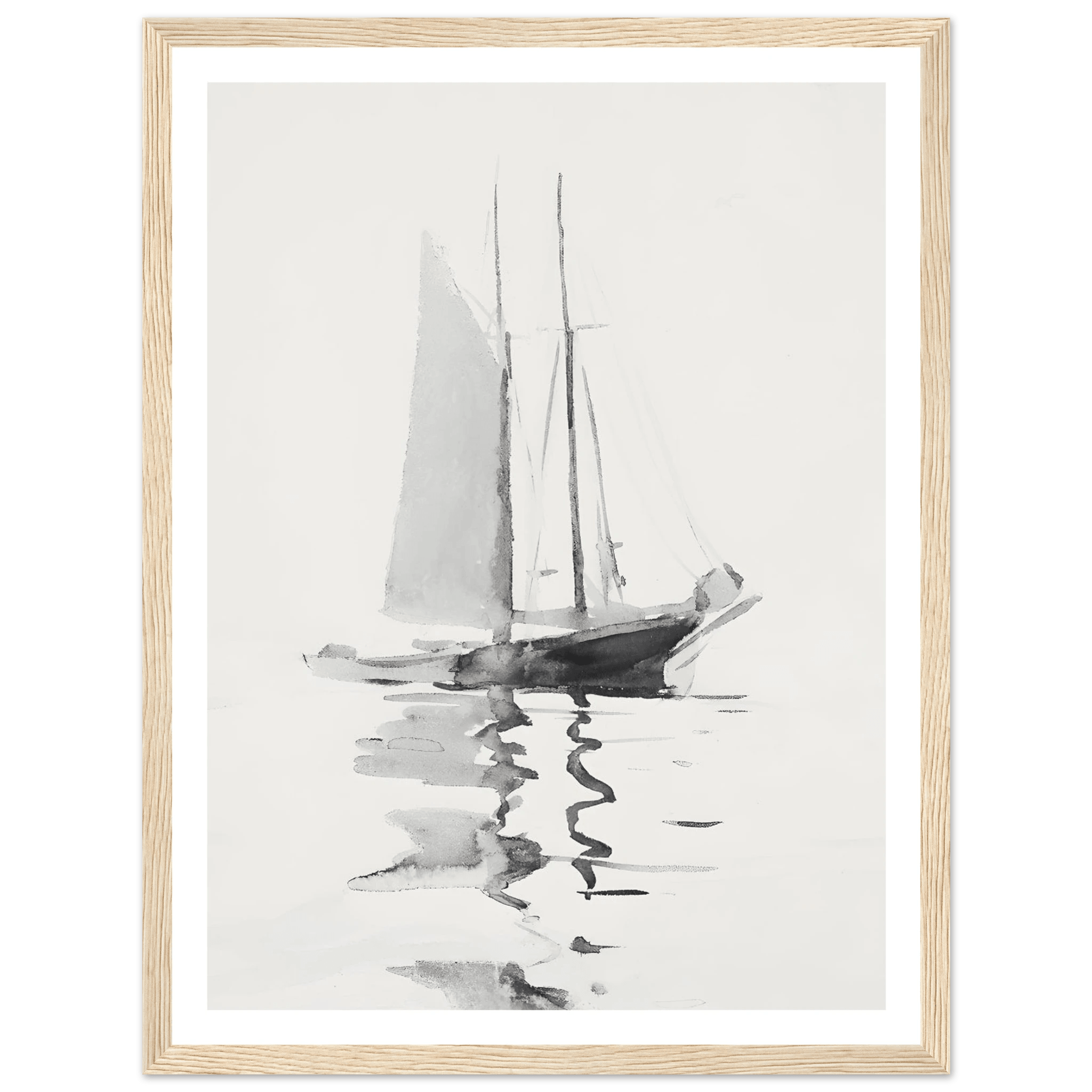 Abstract boat - Poster - Arthena