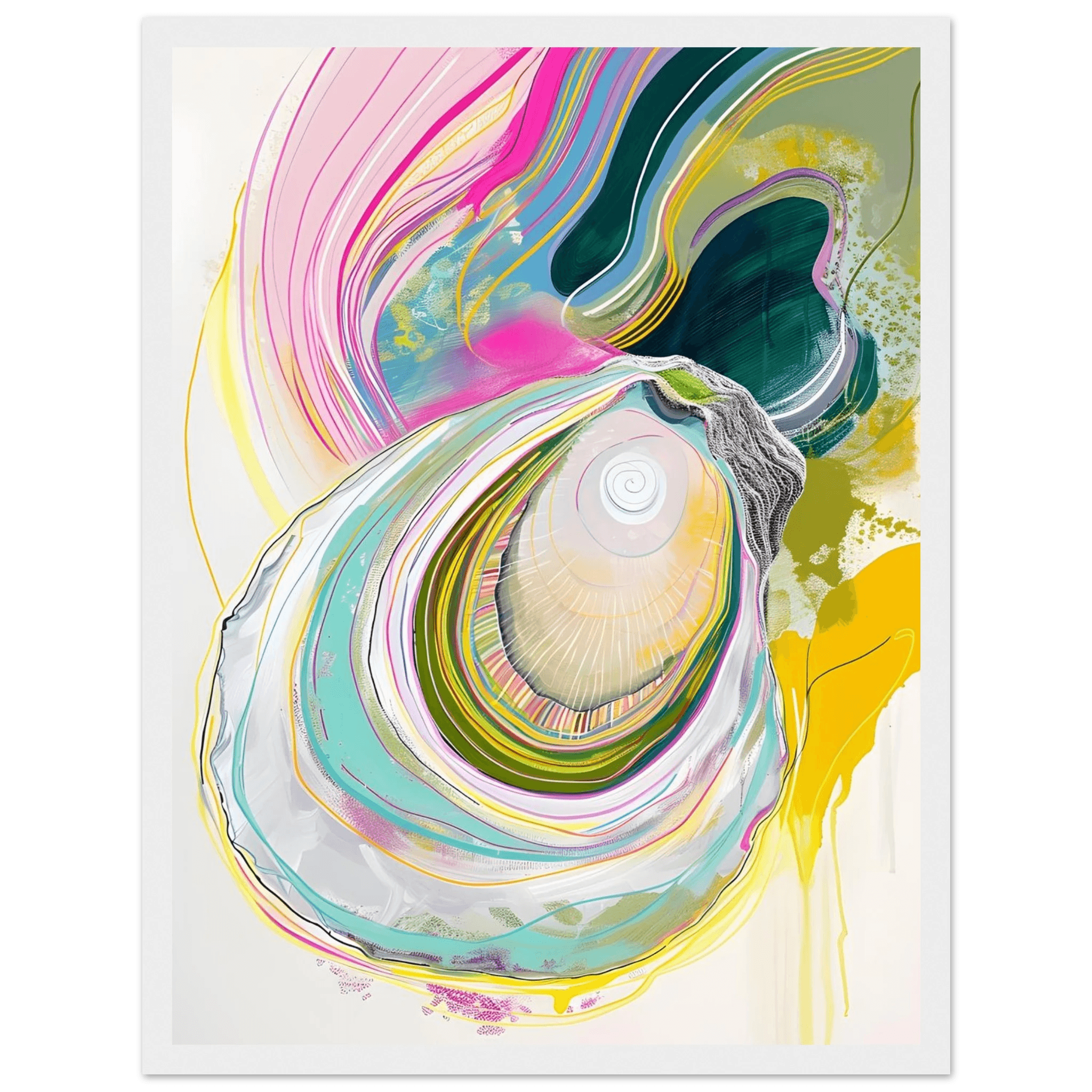 Colorful Oyster - Poster - Arthena