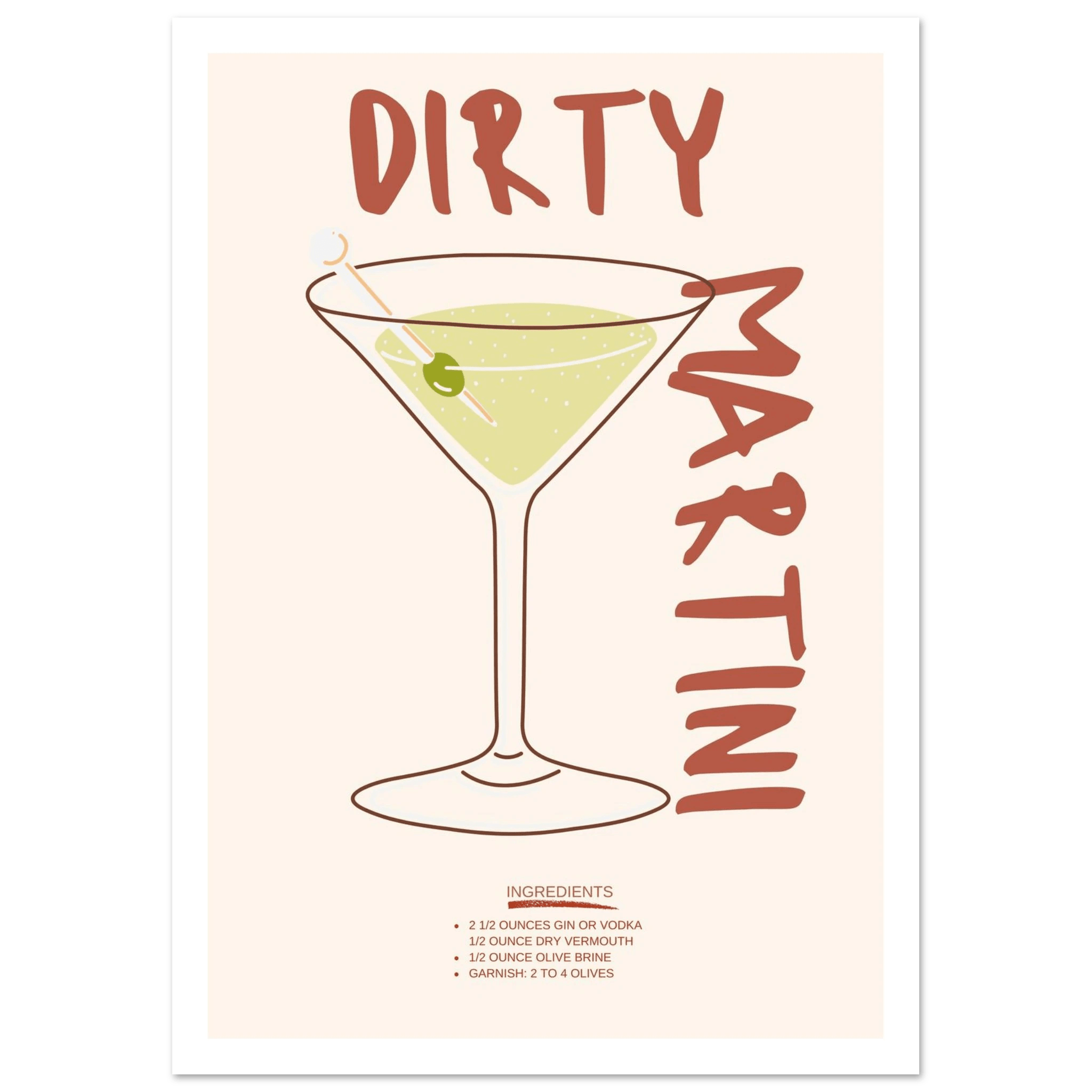 Dirty Martini - Poster - Arthena