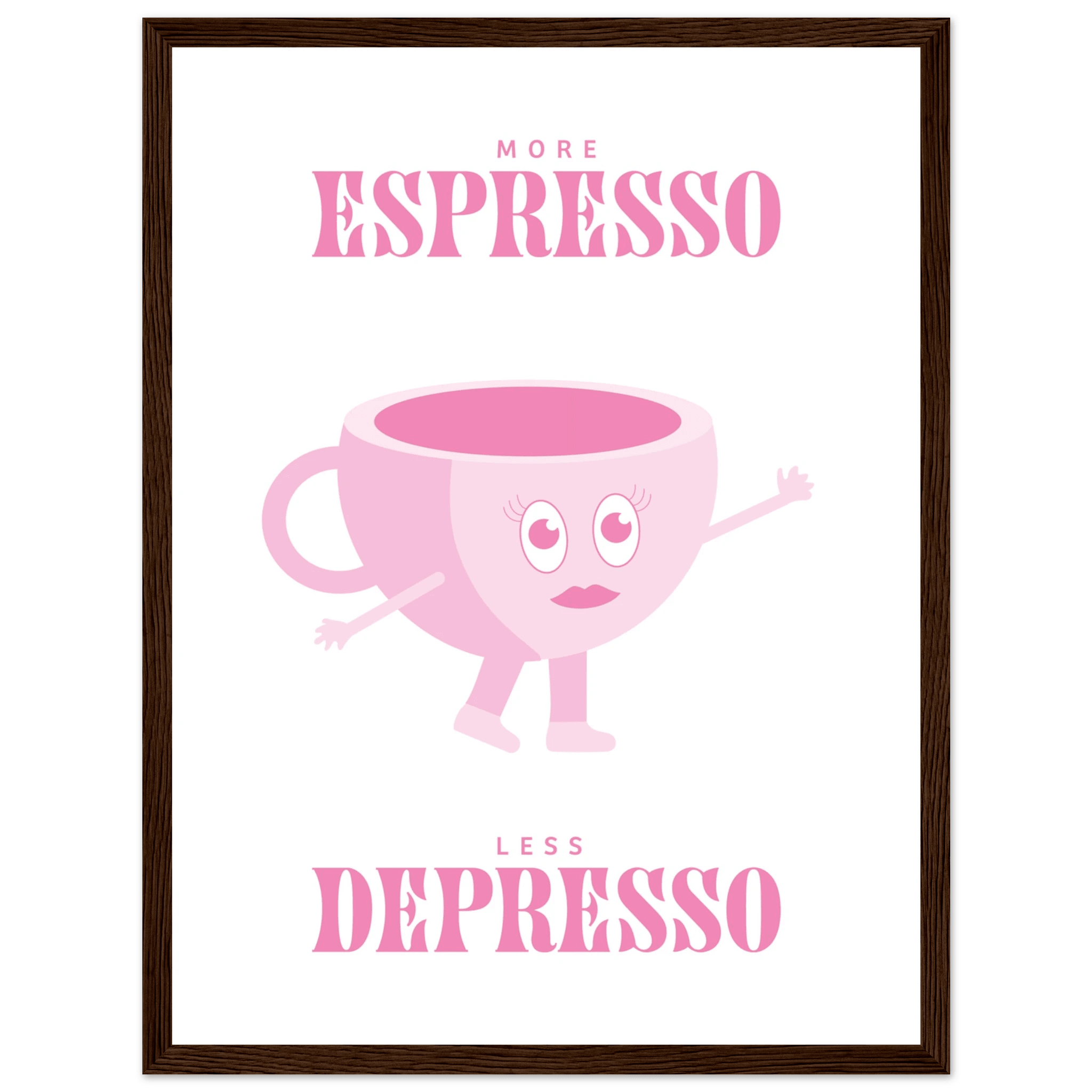 More Espresso Less Depresso - Poster - Arthena