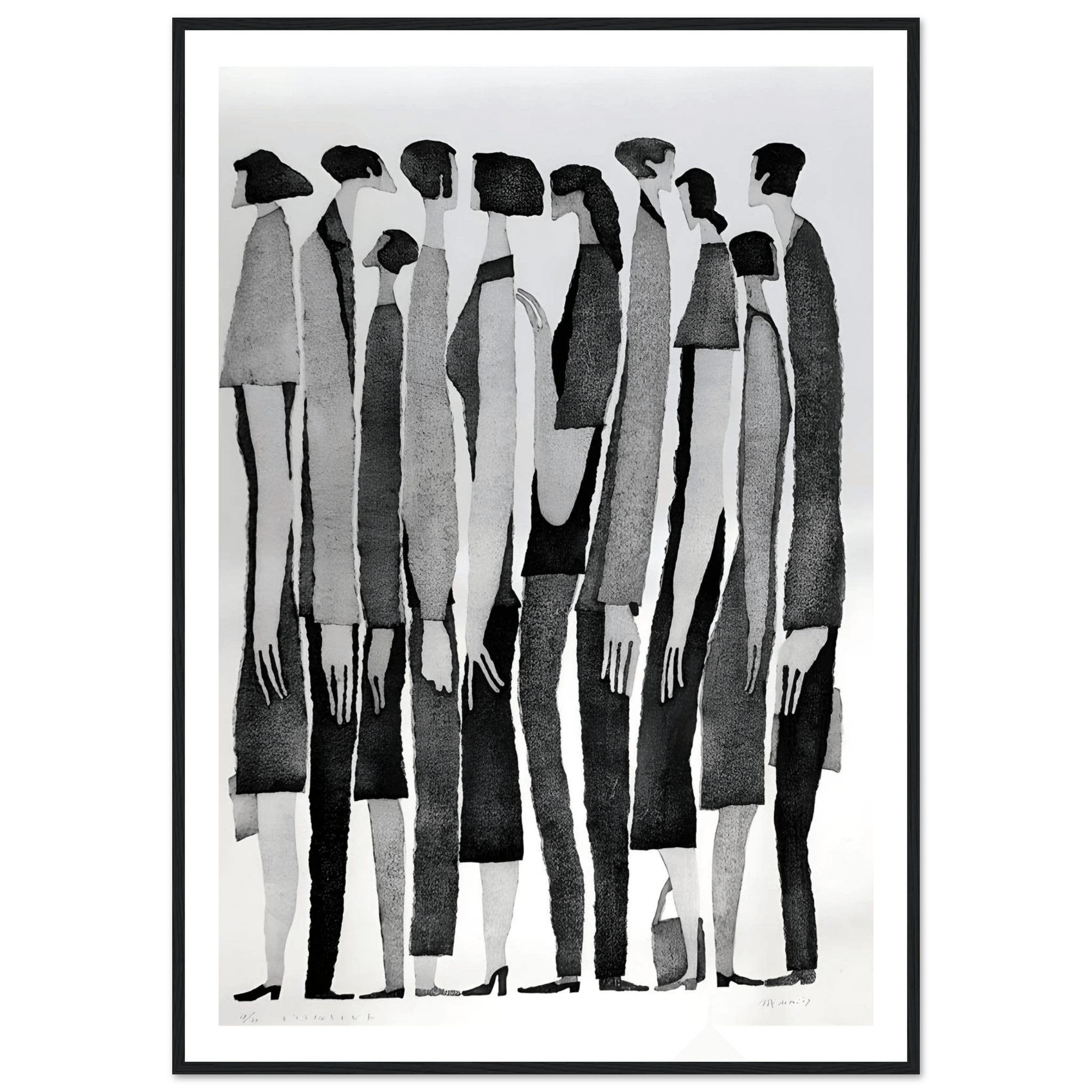 Silent Crowd - Poster - Arthena