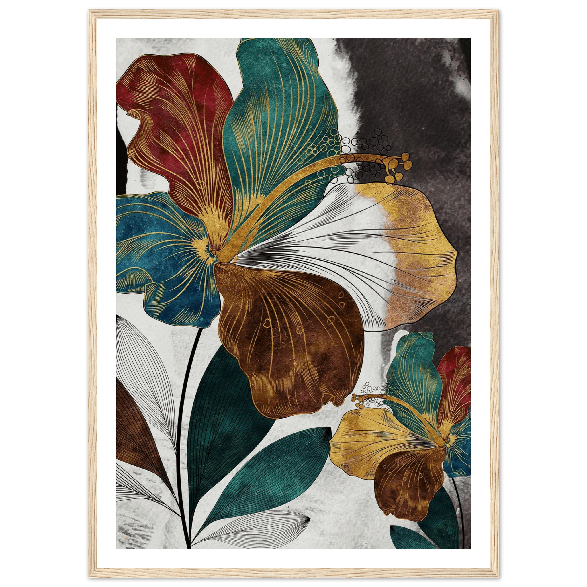 Golden Bloom Symphony - Poster - Arthena