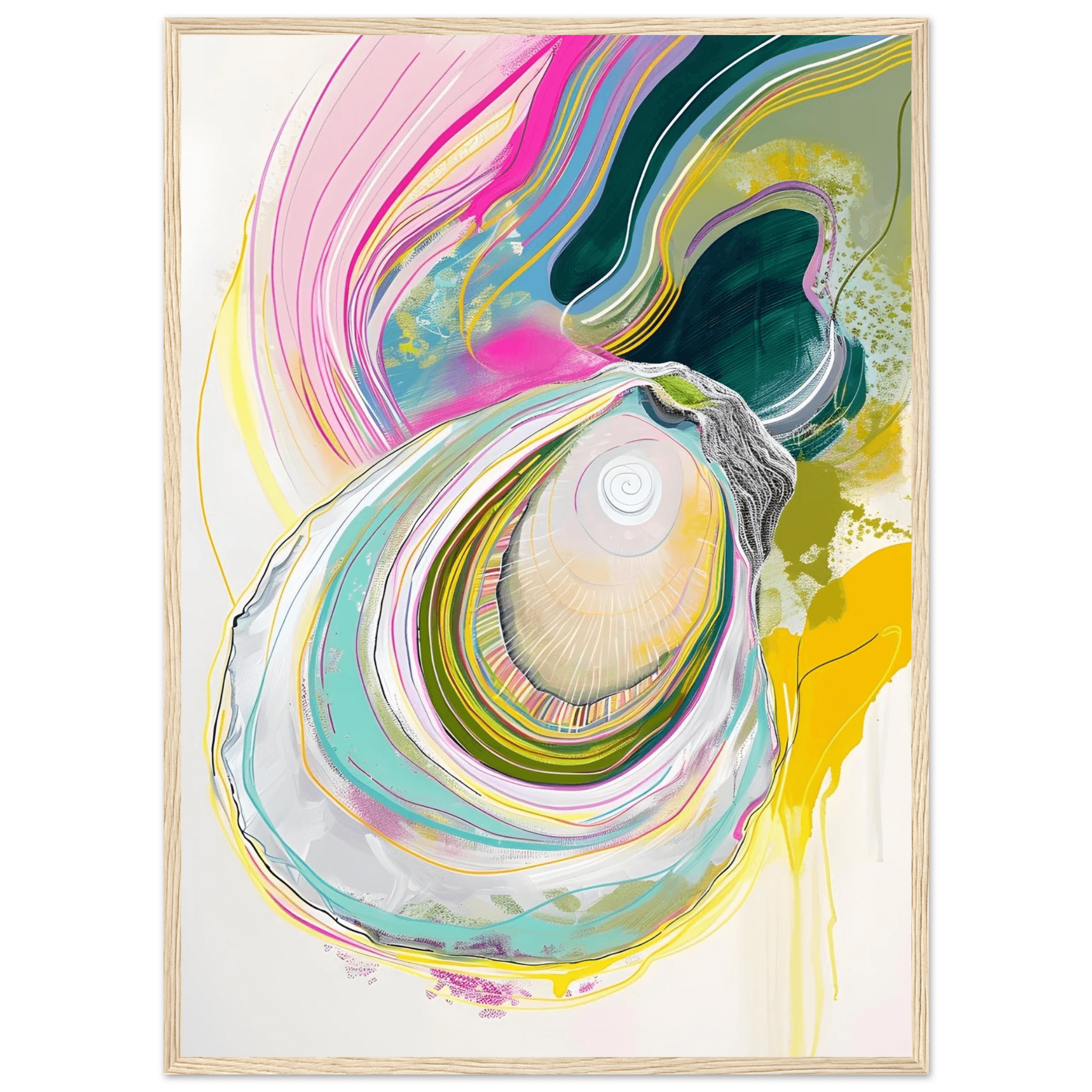 Colorful Oyster - Poster - Arthena