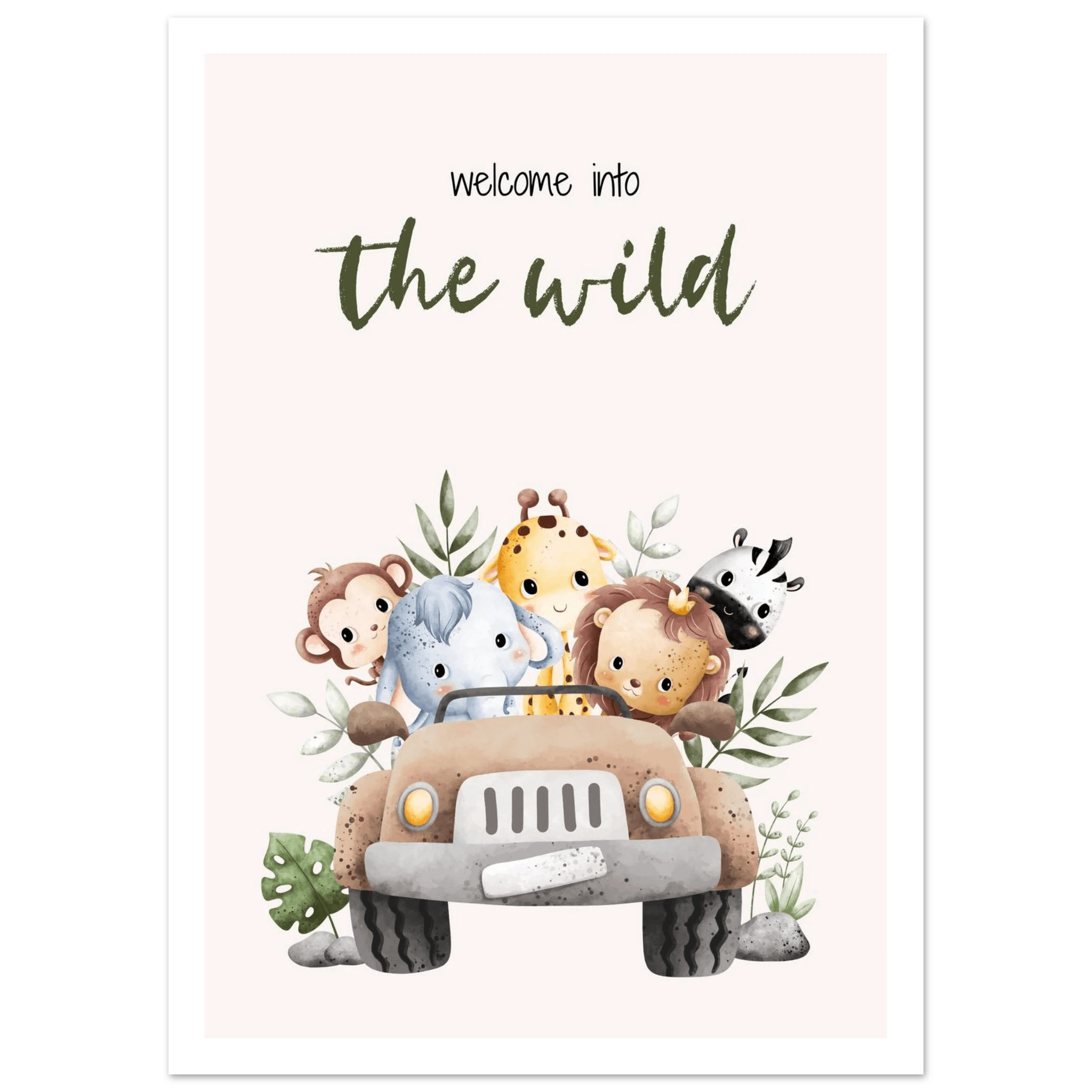 Welcome into the wild - Poster - Arthena