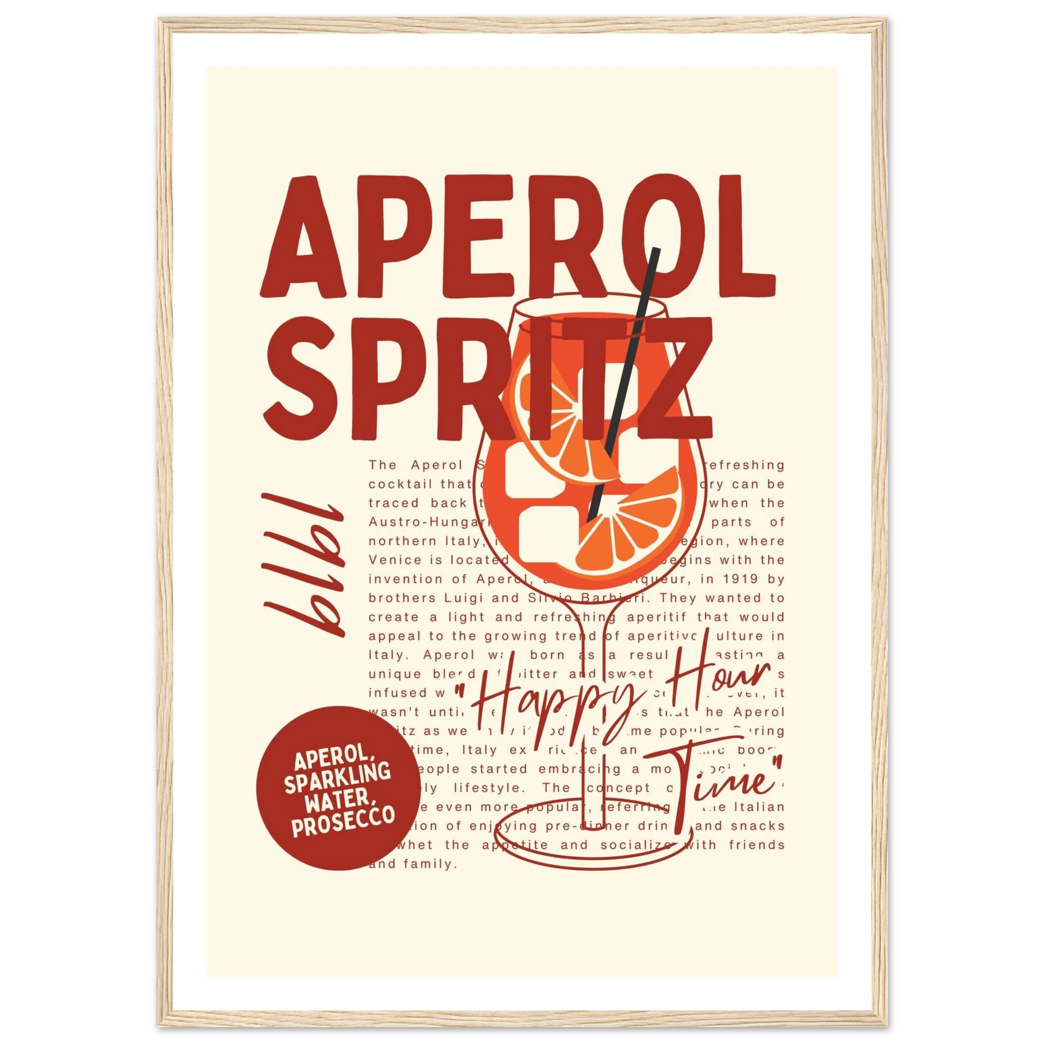 Aperol Spritz 1919 - Poster - Arthena