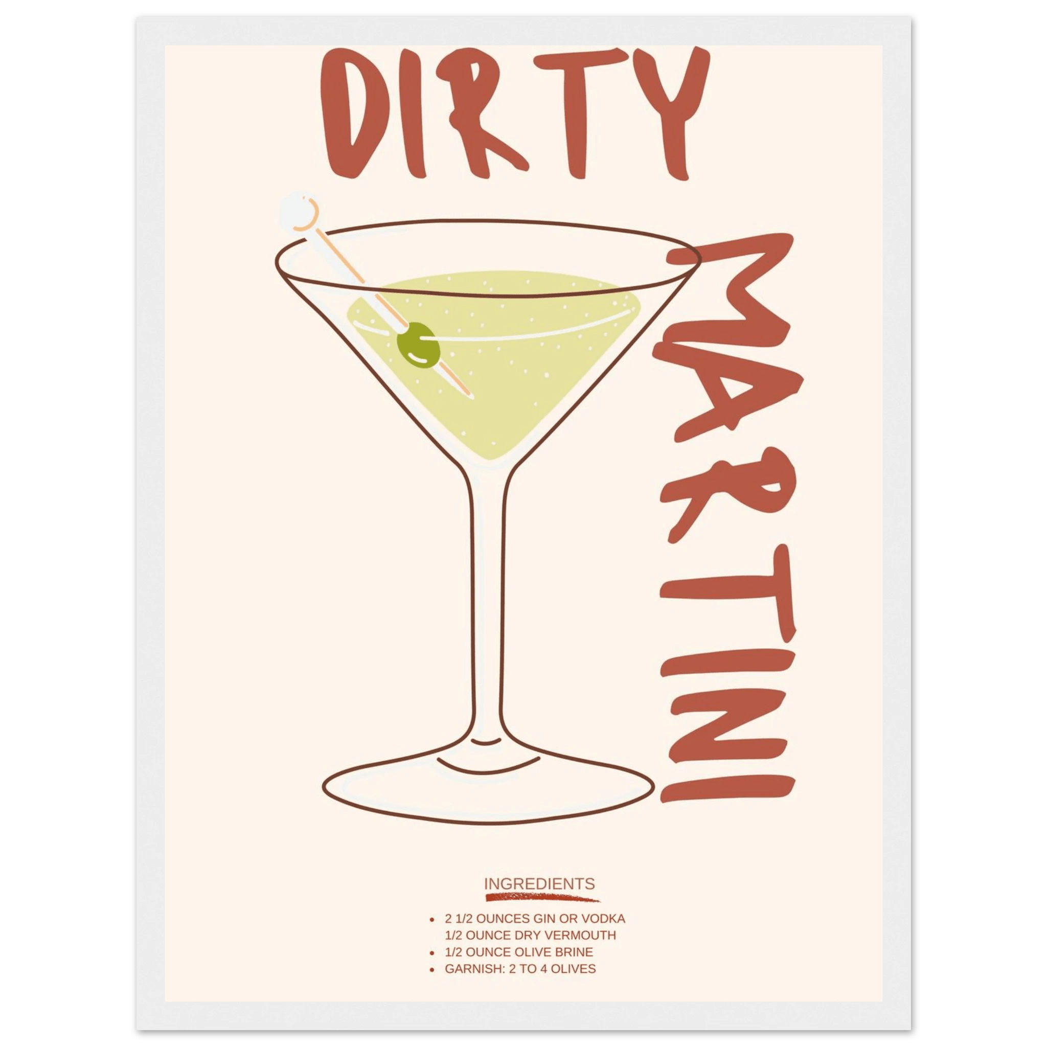 Dirty Martini - Poster - Arthena
