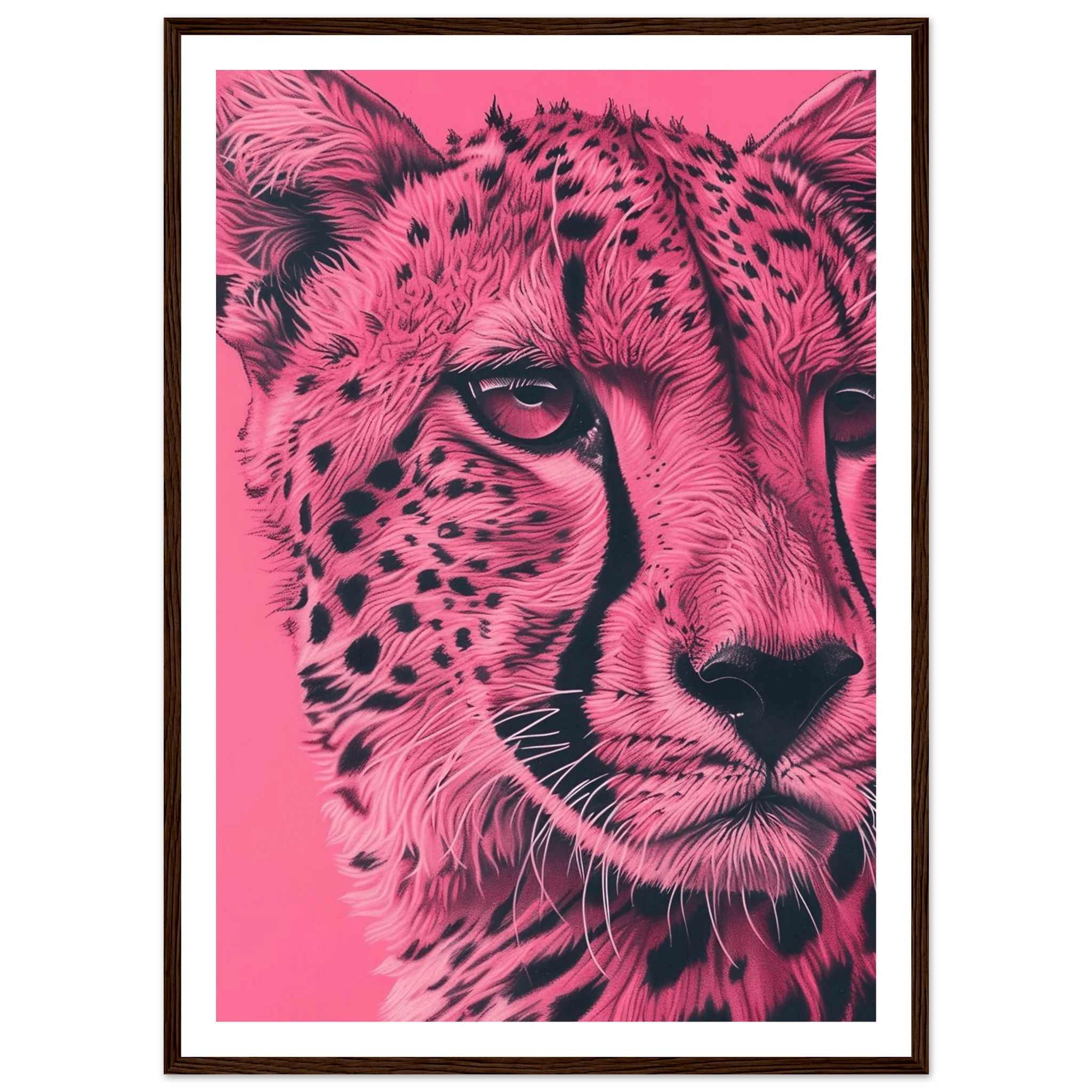 A Pink Cheetah - Poster - Arthena