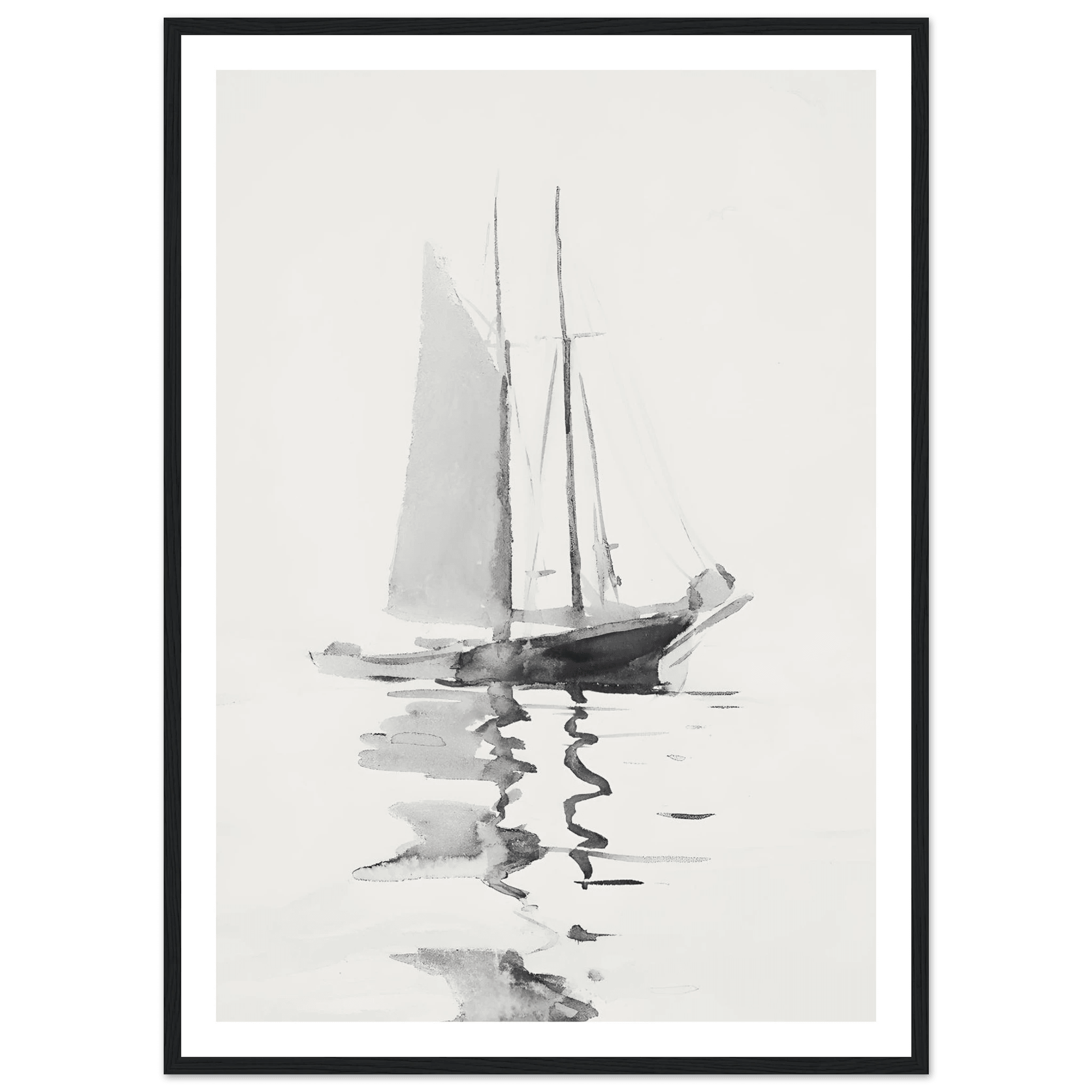 Abstract boat - Poster - Arthena