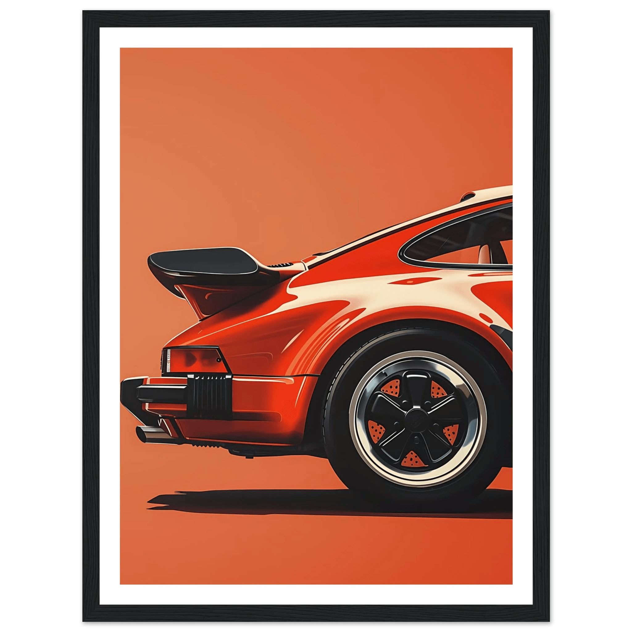 Retro Car - Poster - Arthena