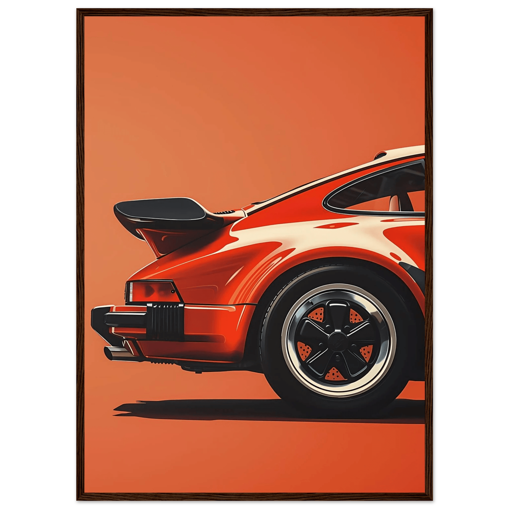 Retro Car - Poster - Arthena