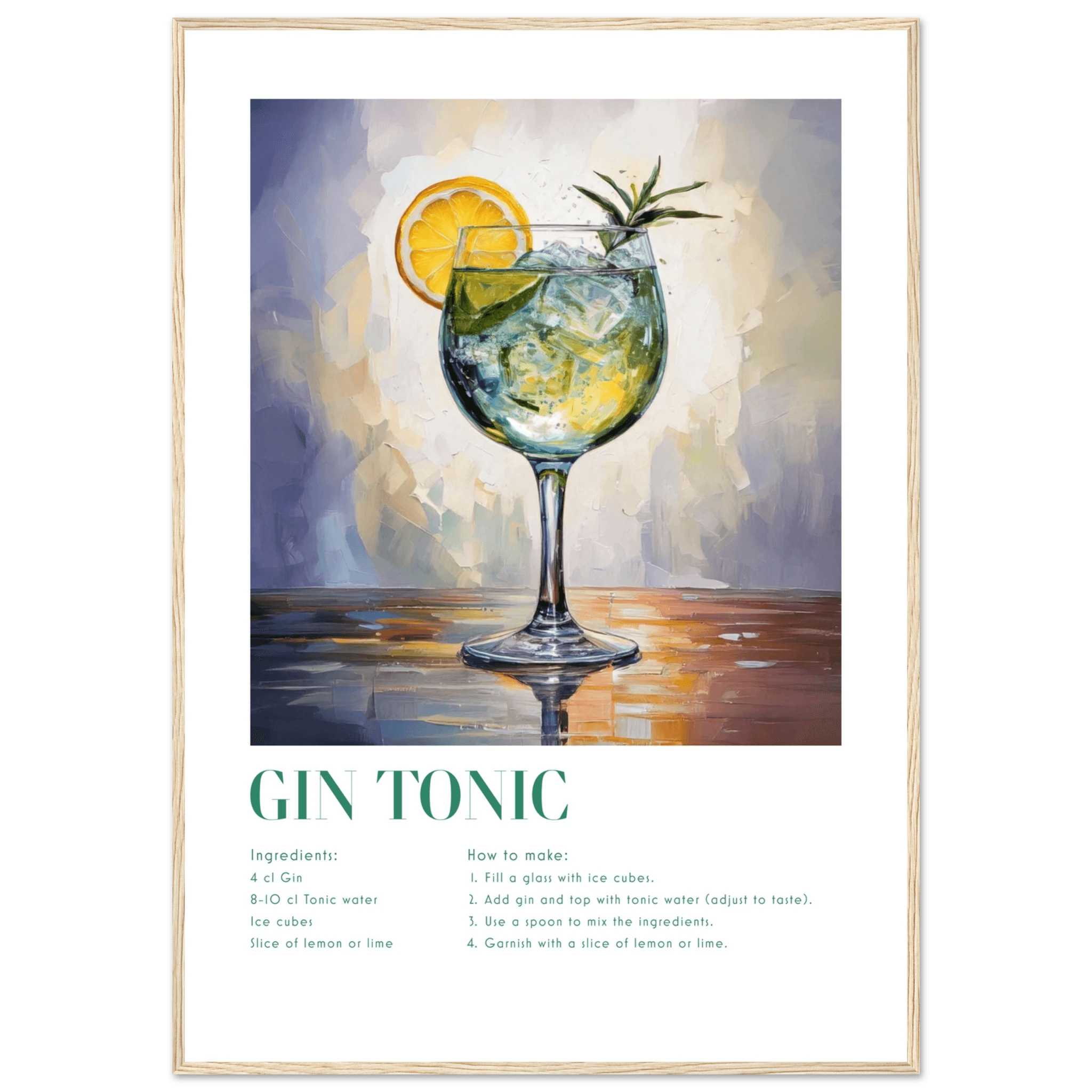 Gin Tonic - Poster - Arthena