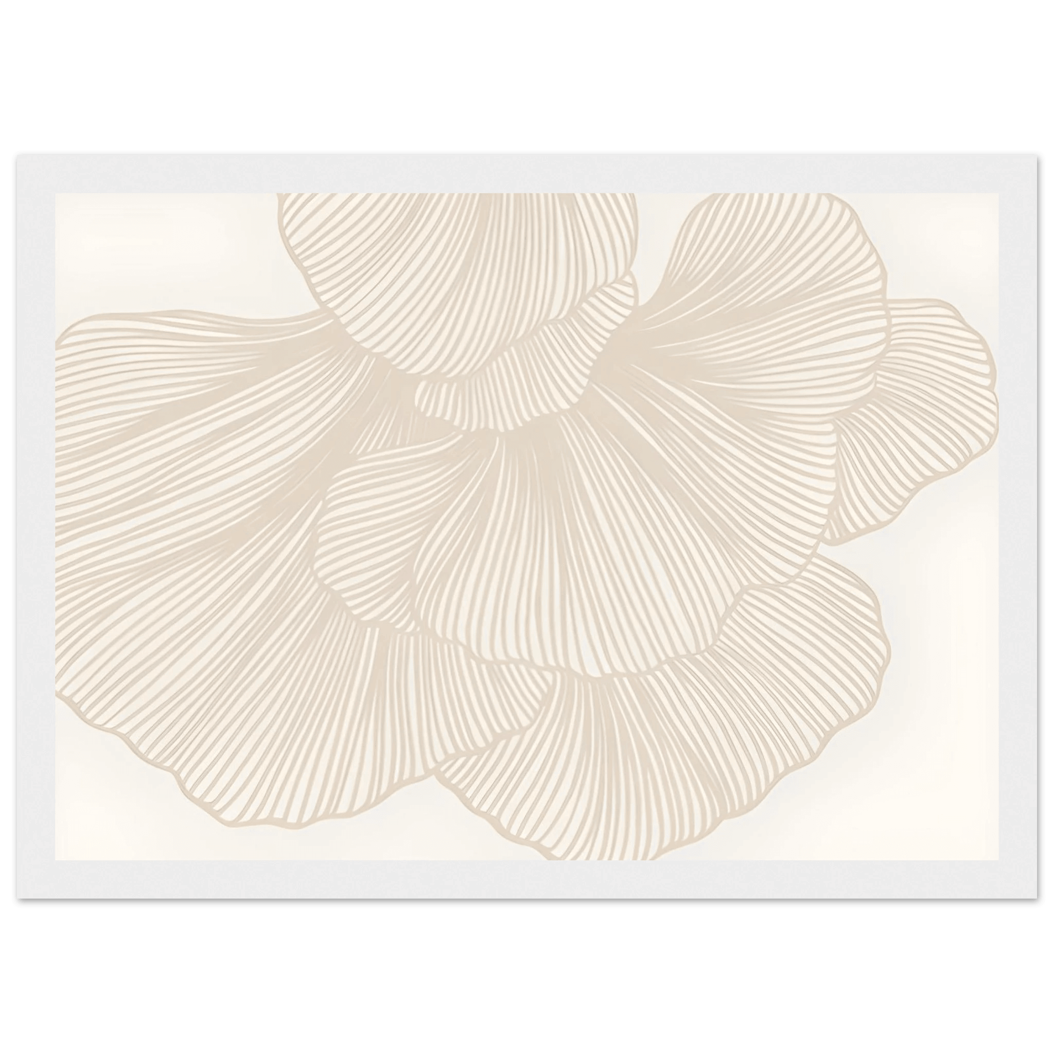 Flower Lines - Poster - Arthena