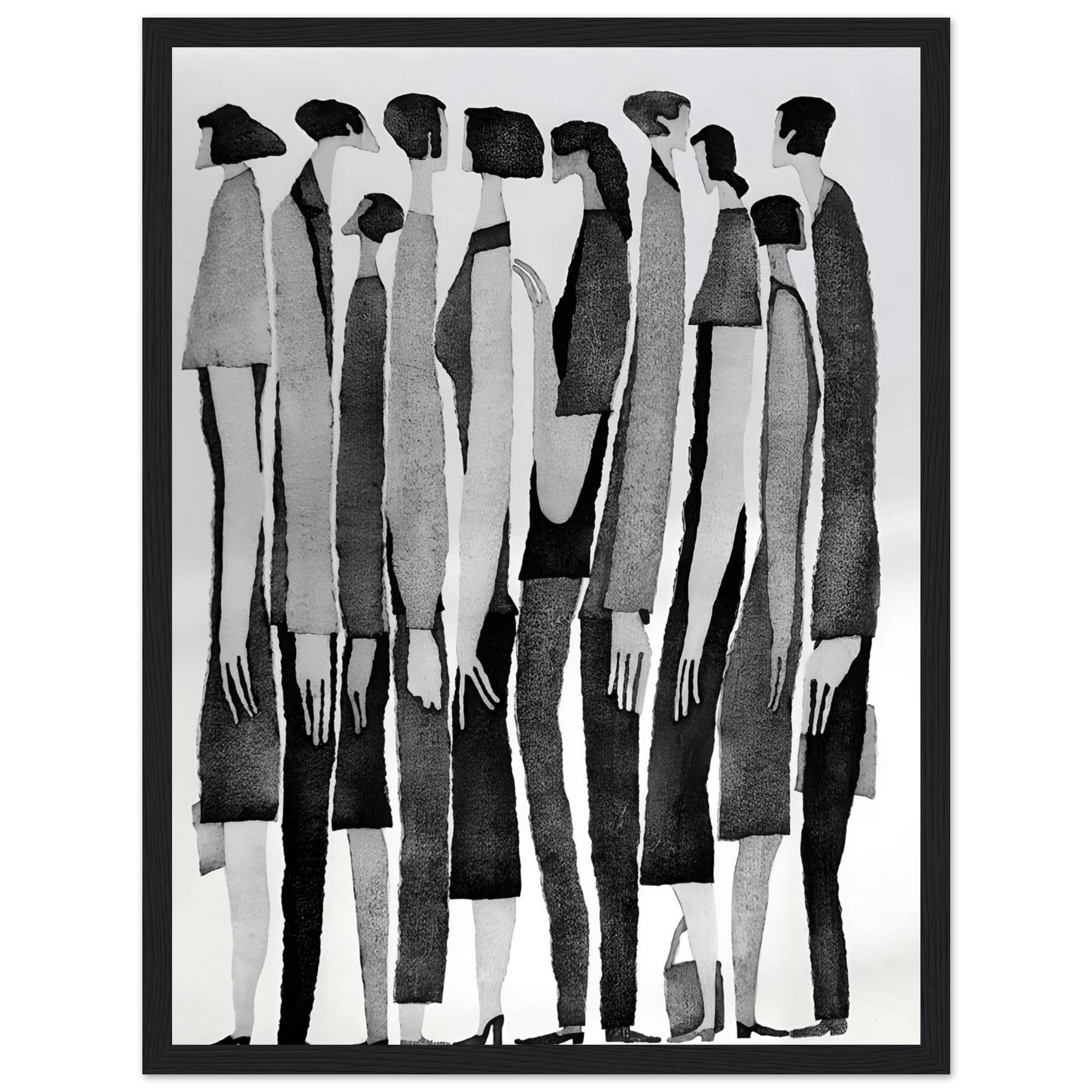 Silent Crowd - Poster - Arthena