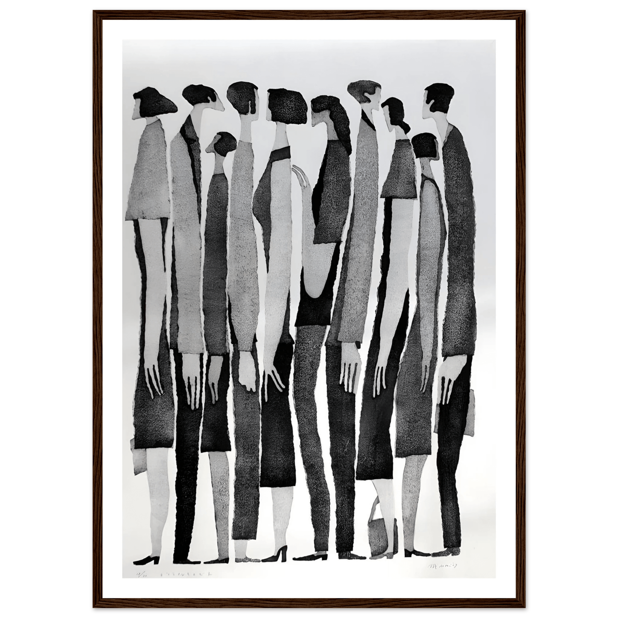 Silent Crowd - Poster - Arthena