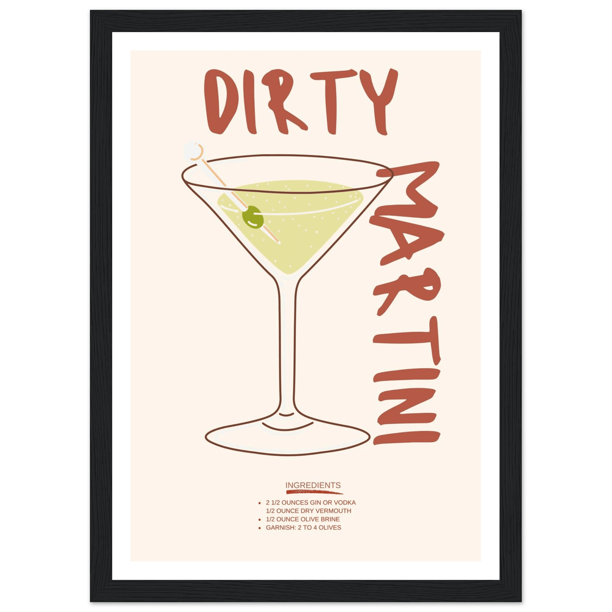 Dirty Martini - Poster - Arthena