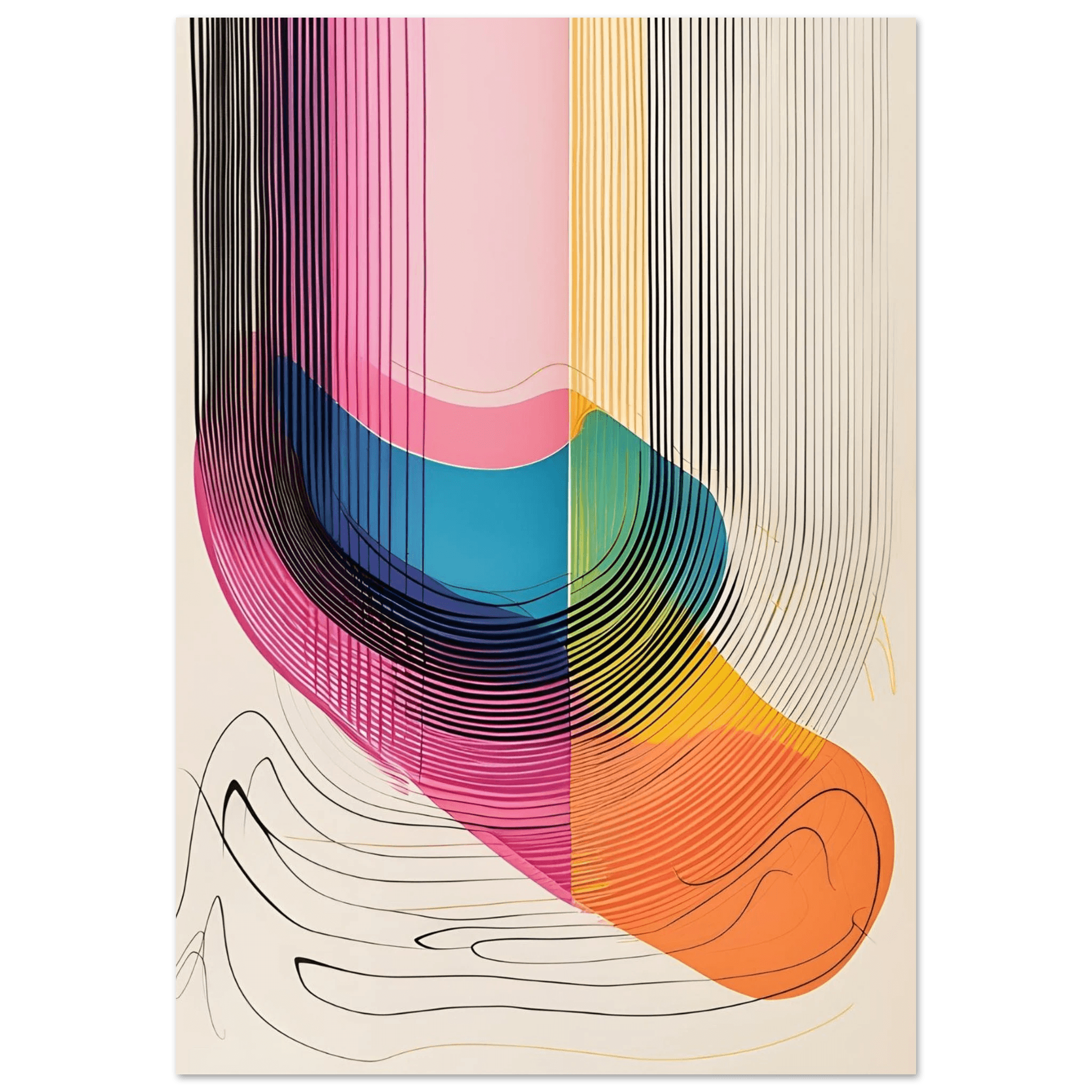 Vibrations of Color - Poster - Arthena