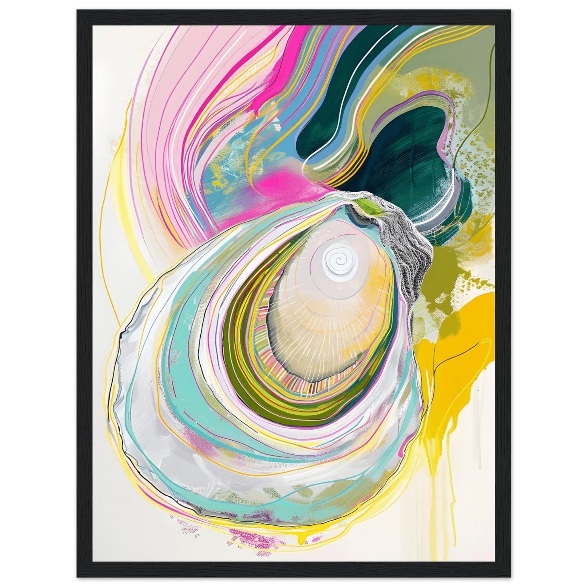 Colorful Oyster - Poster - Arthena