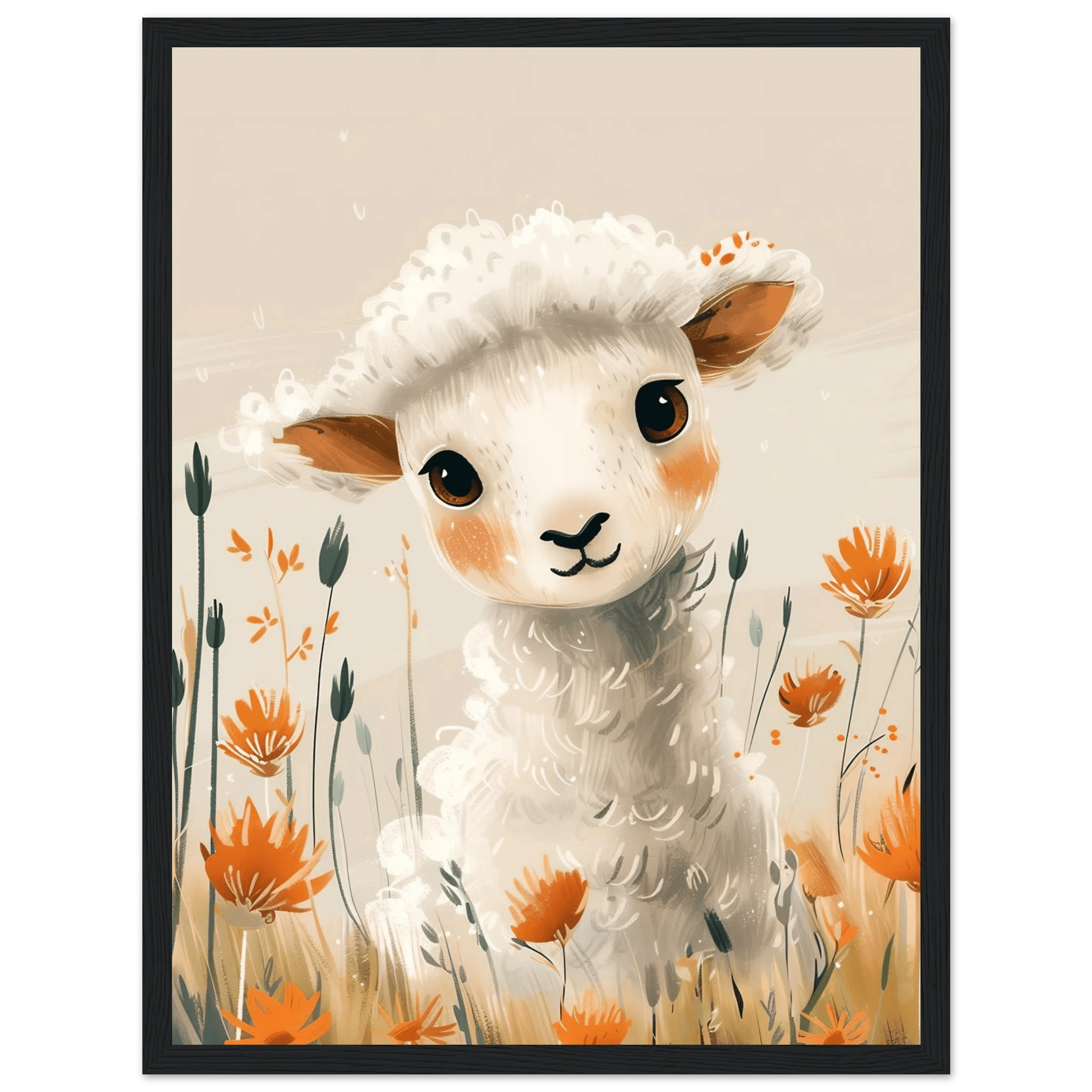 Baby Lamb - Poster - Arthena