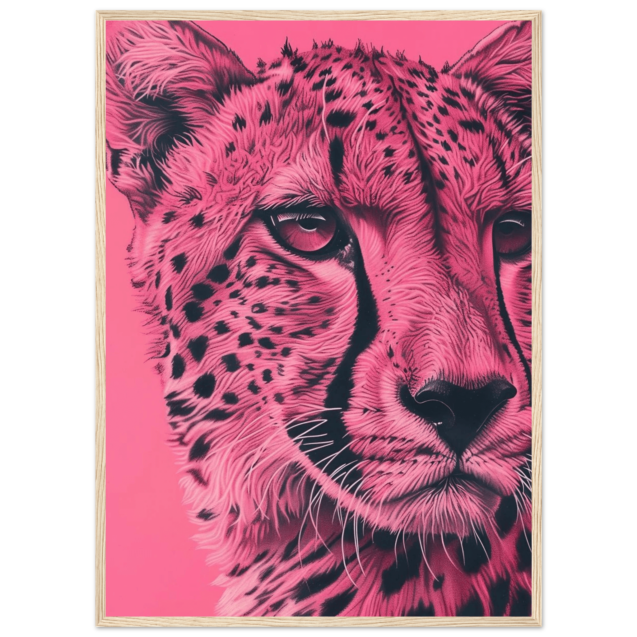 A Pink Cheetah - Poster - Arthena