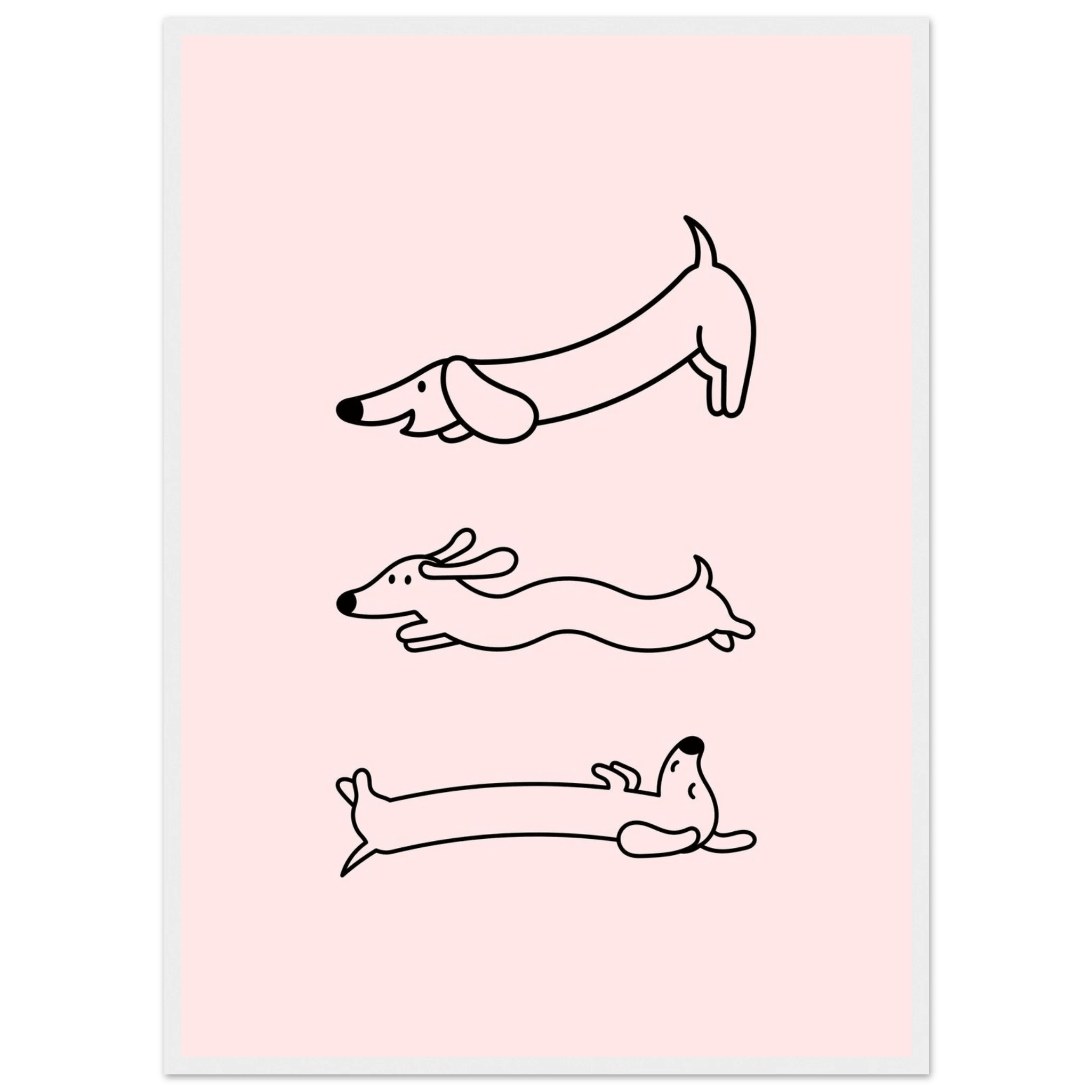 Happy Wienerdog - Poster - Arthena