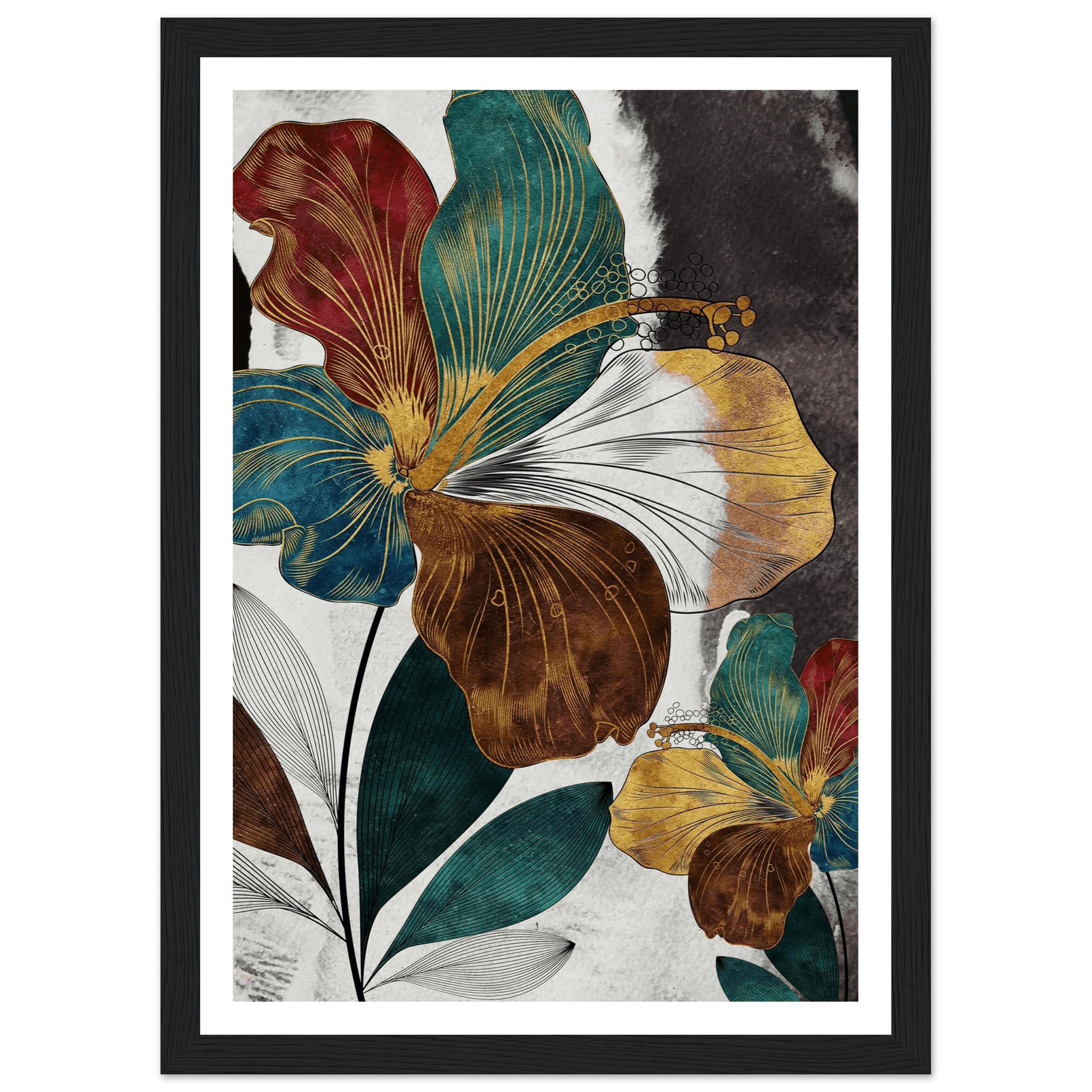 Golden Bloom Symphony - Poster - Arthena