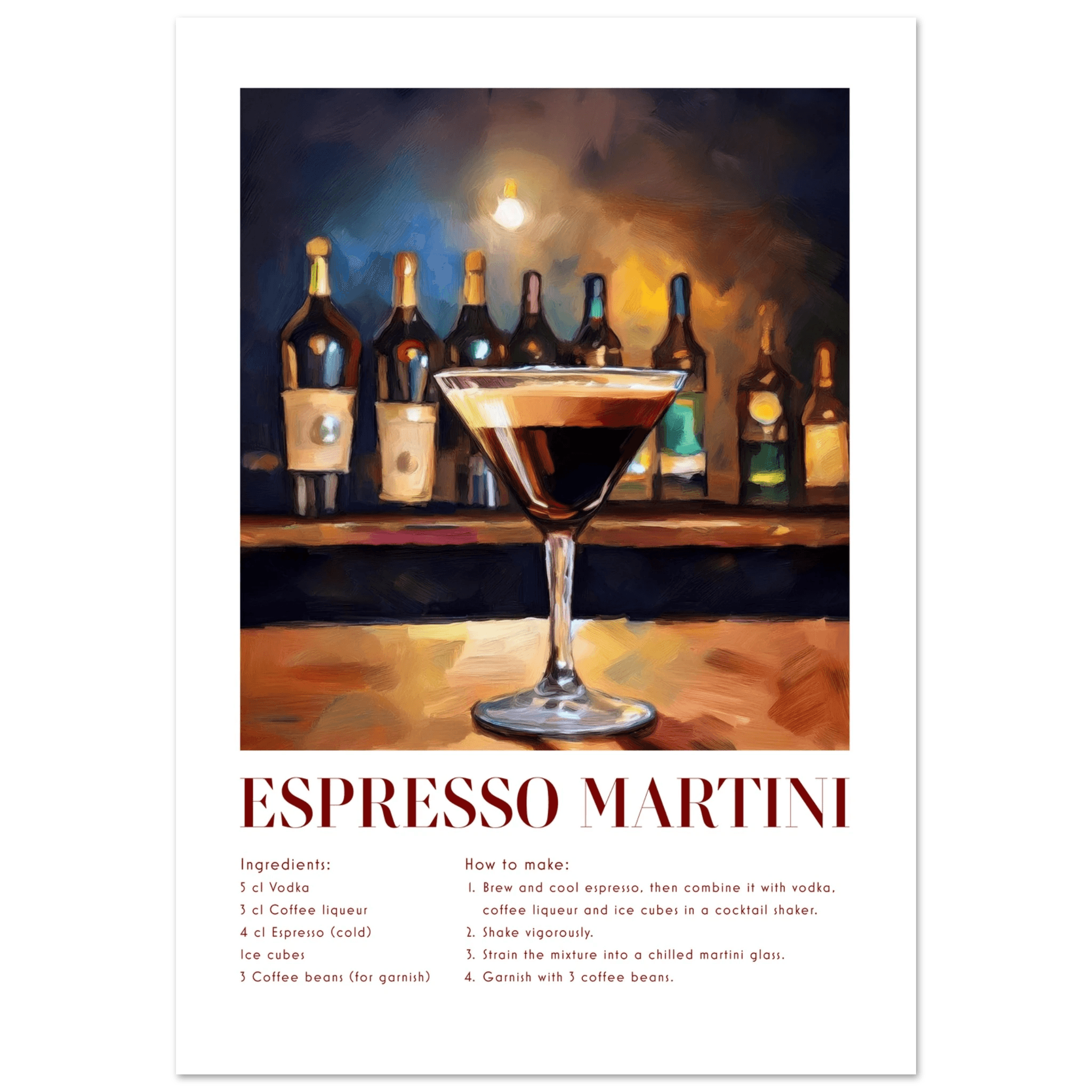 Espresso Martini - Poster - Arthena