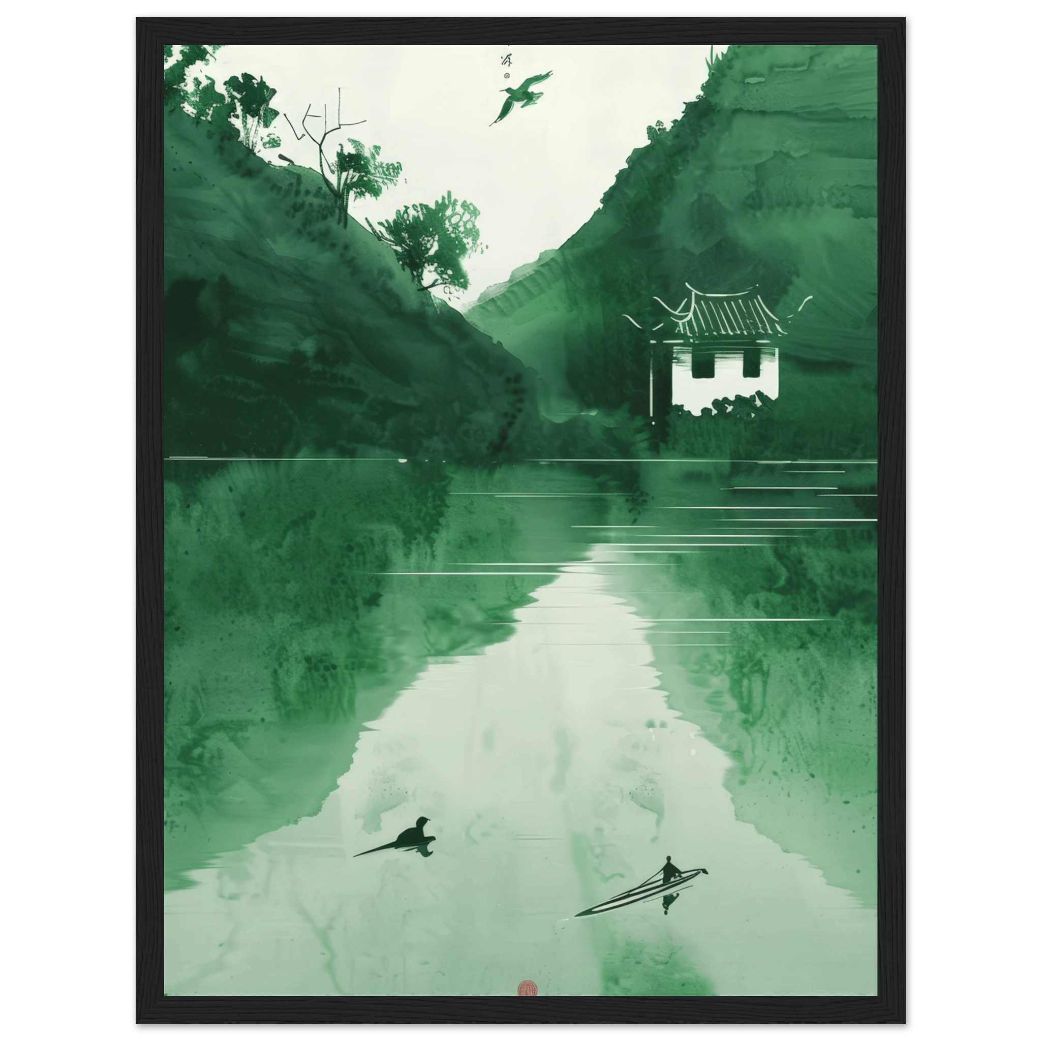 The green mirror - Poster - Arthena