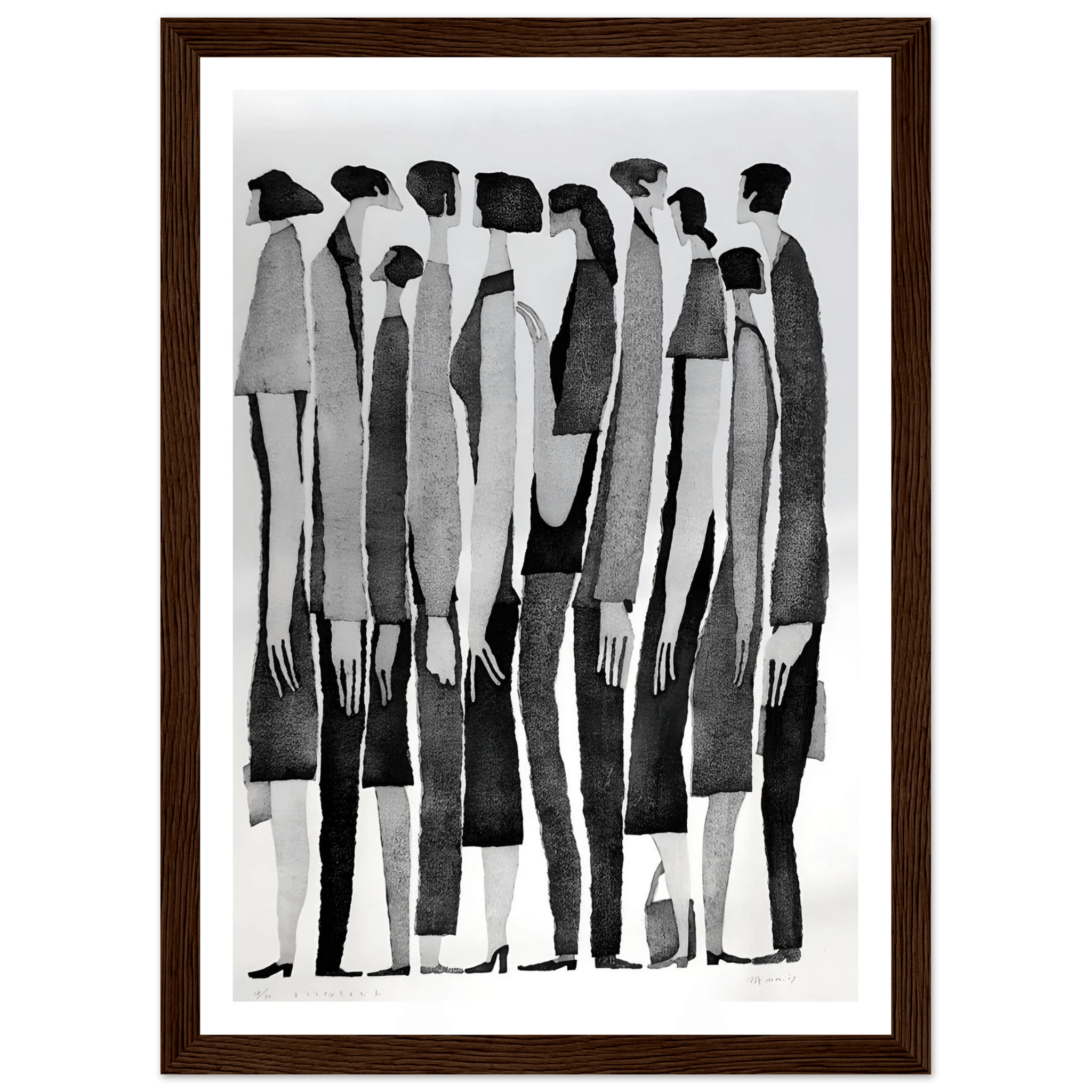 Silent Crowd - Poster - Arthena