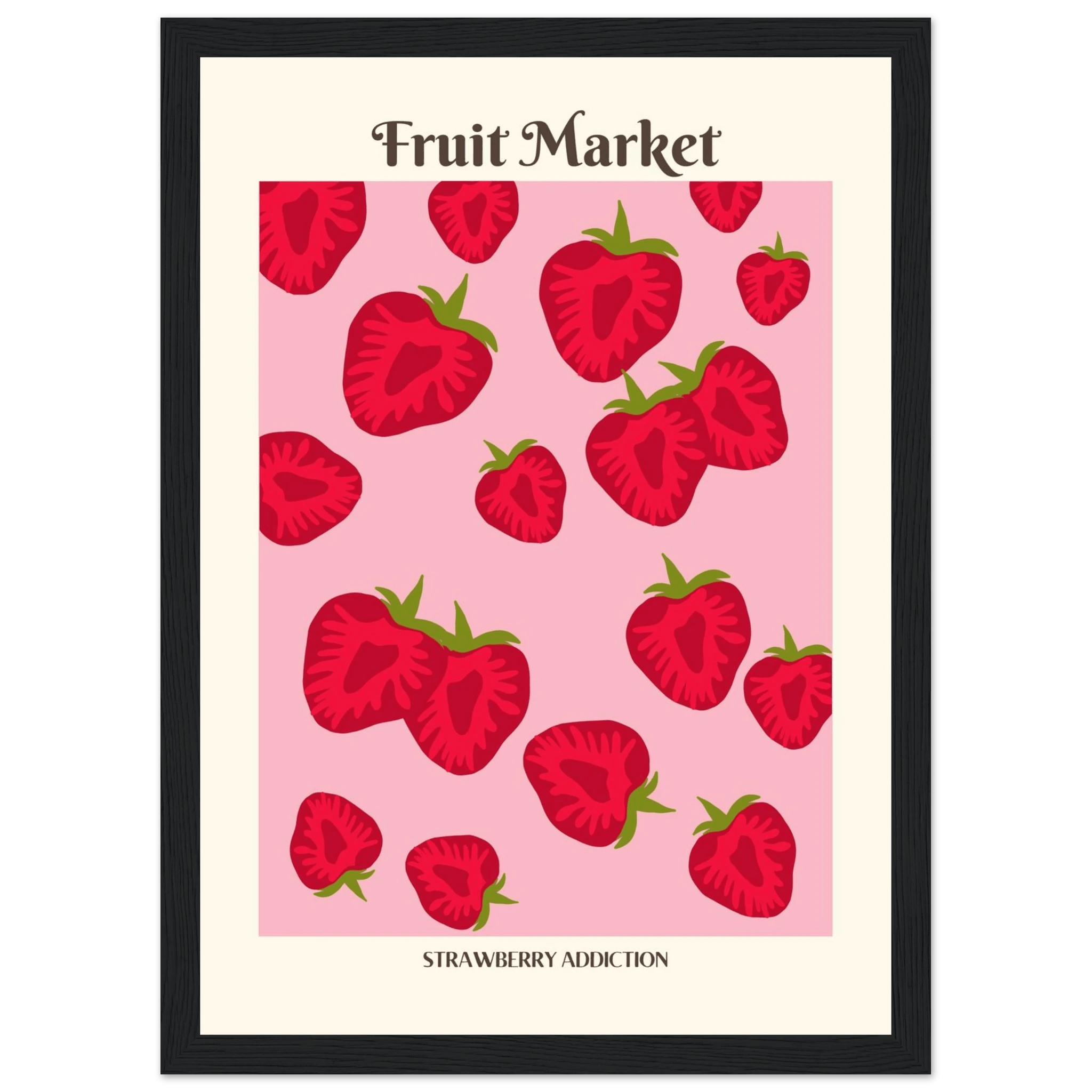 Fruit Market Strawberry - Poster - Arthena