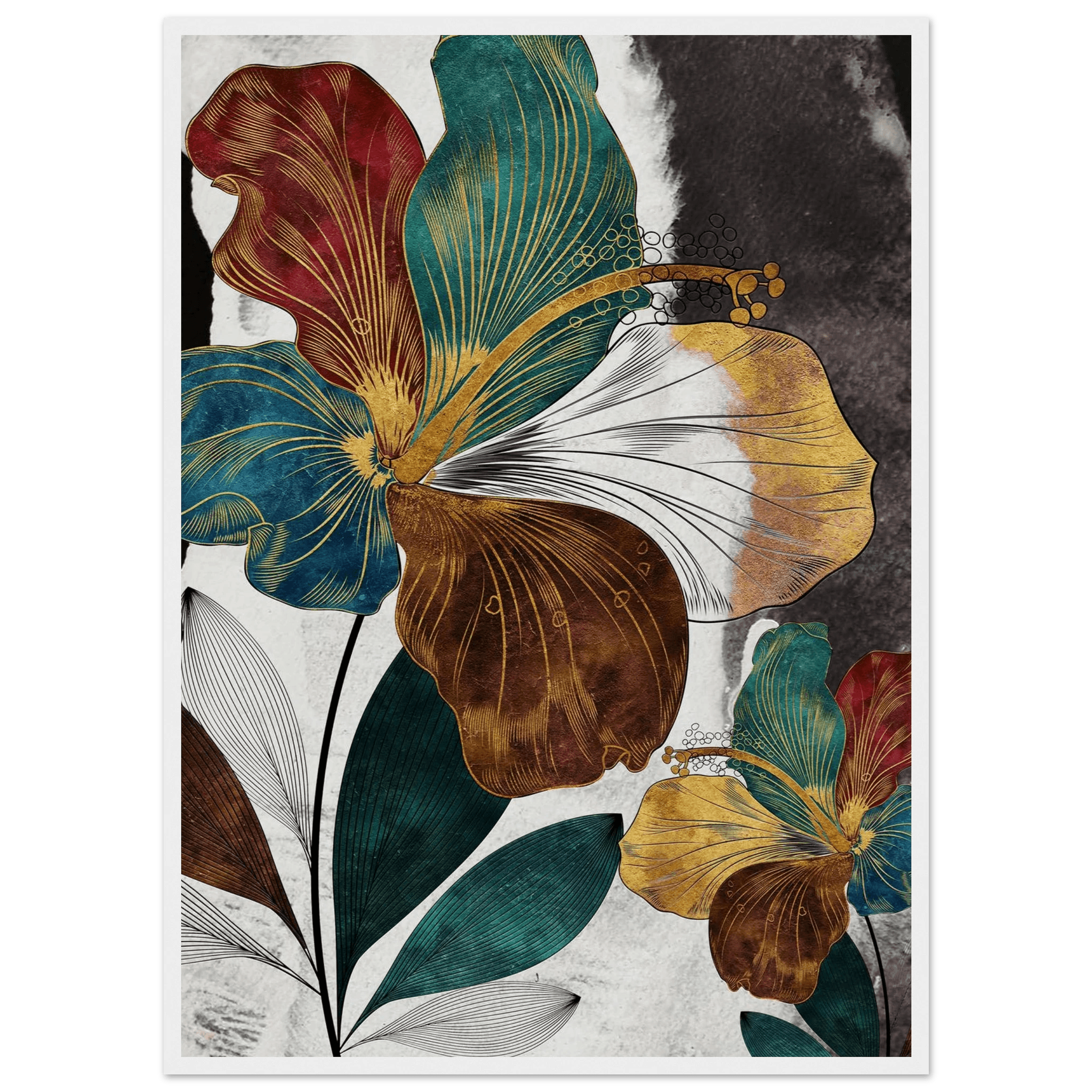Golden Bloom Symphony - Poster - Arthena