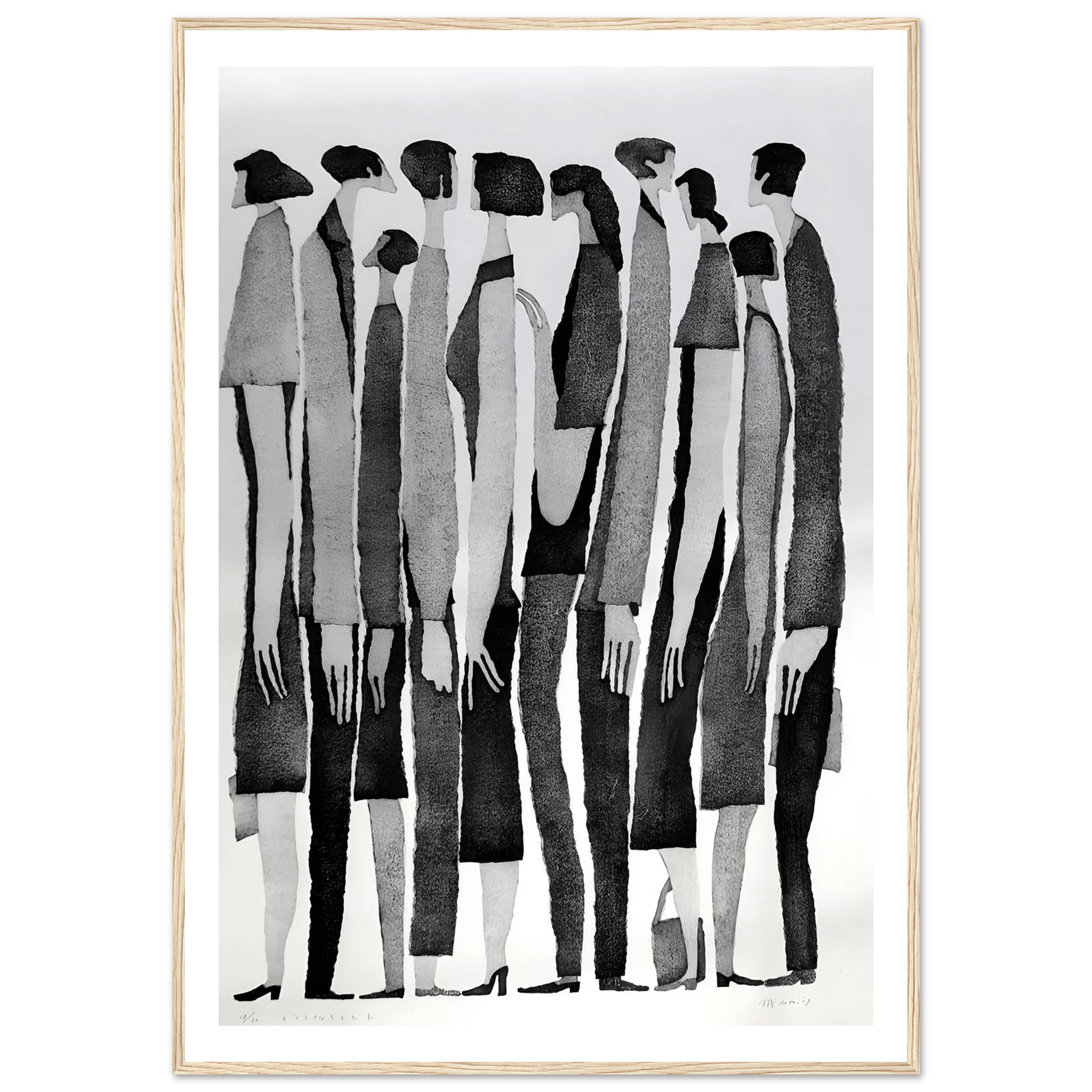 Silent Crowd - Poster - Arthena
