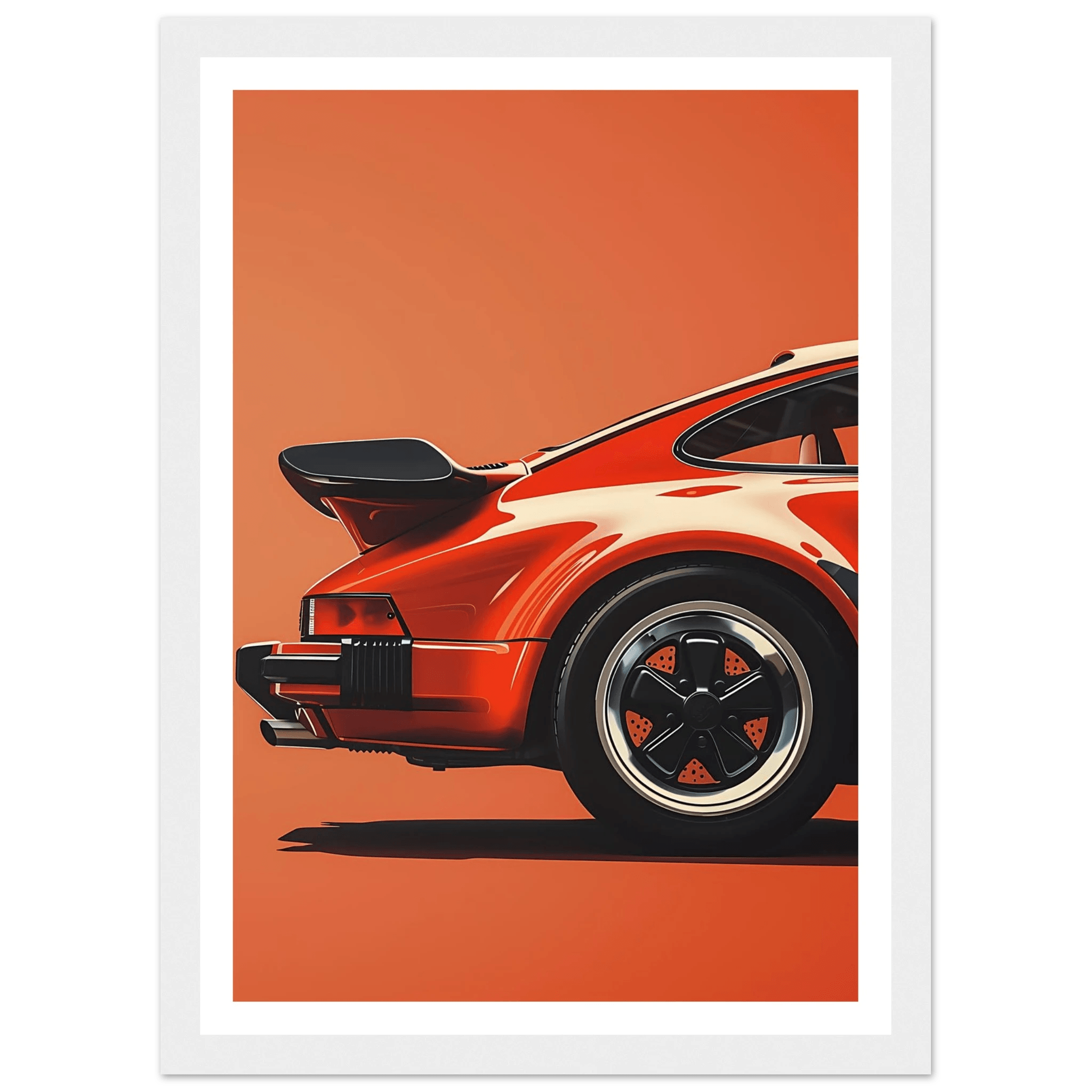 Retro Car - Poster - Arthena