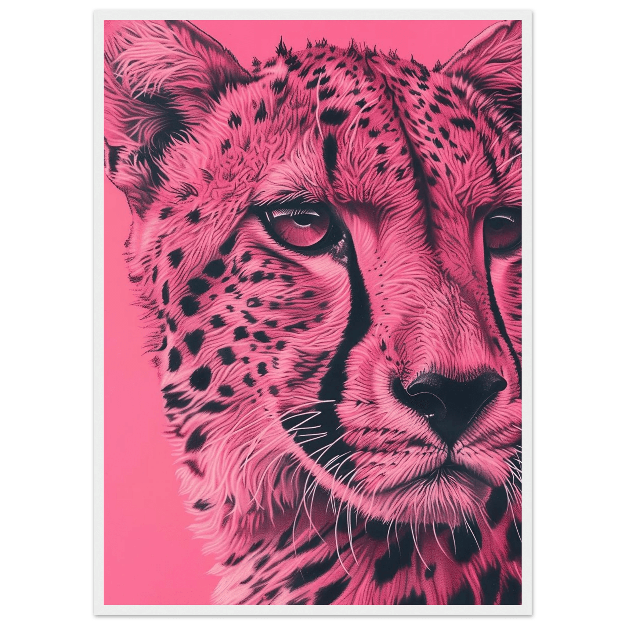 A Pink Cheetah - Poster - Arthena