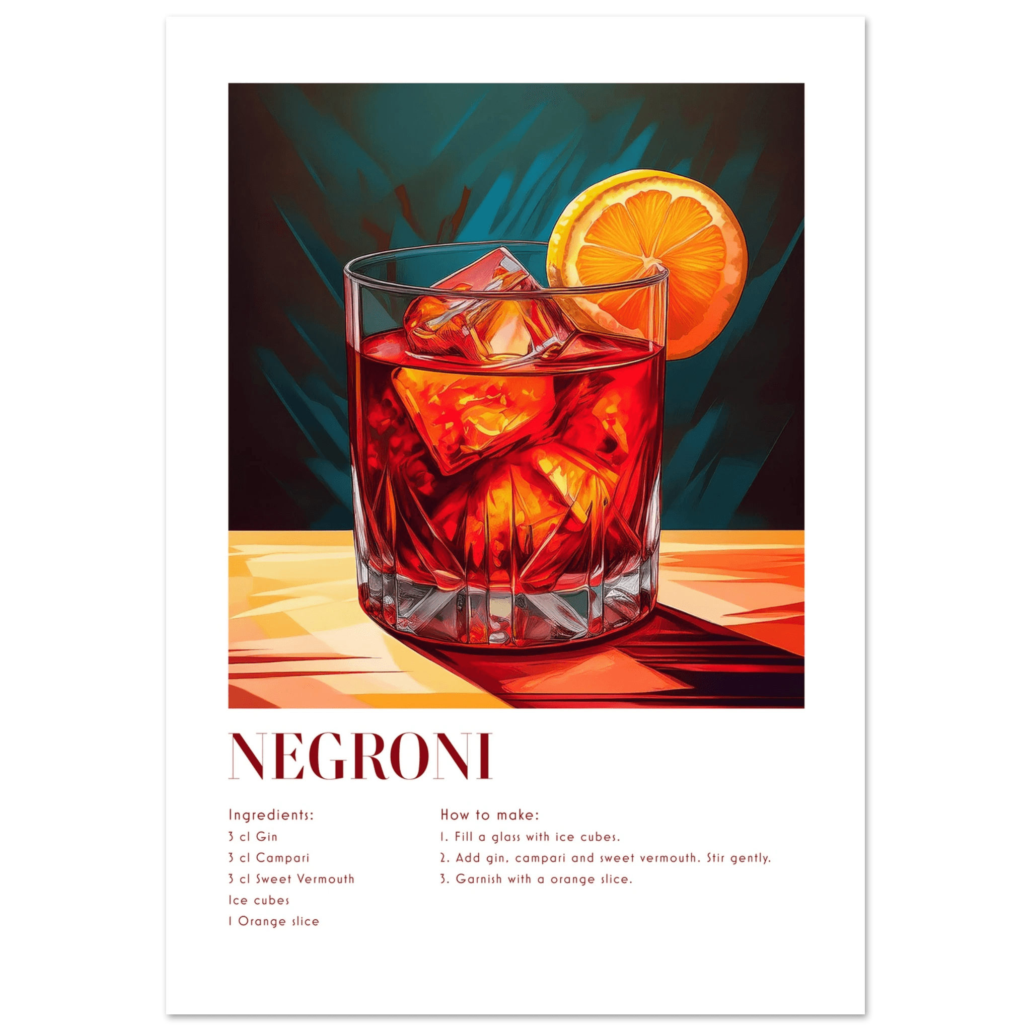Negroni - Poster - Arthena