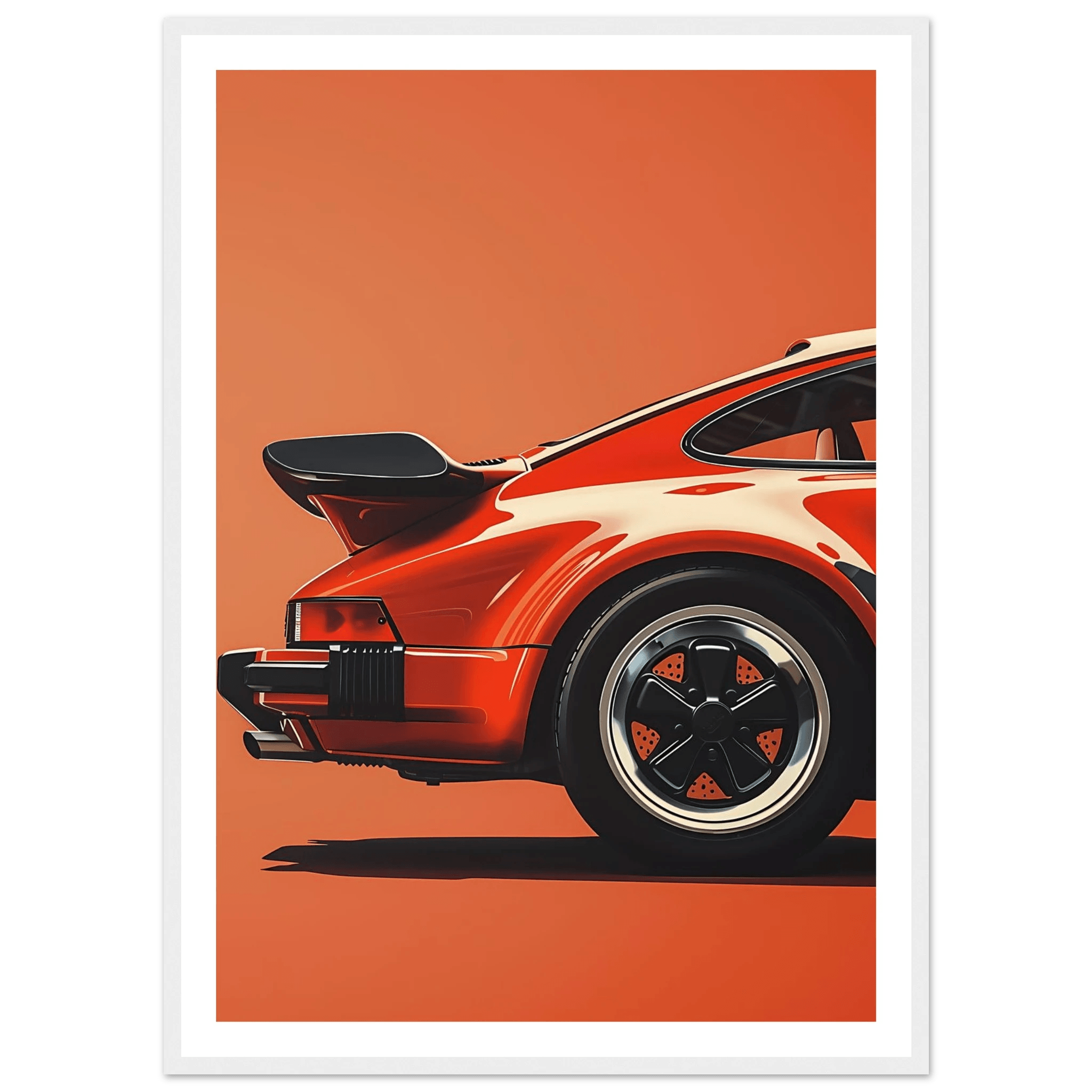 Retro Car - Poster - Arthena