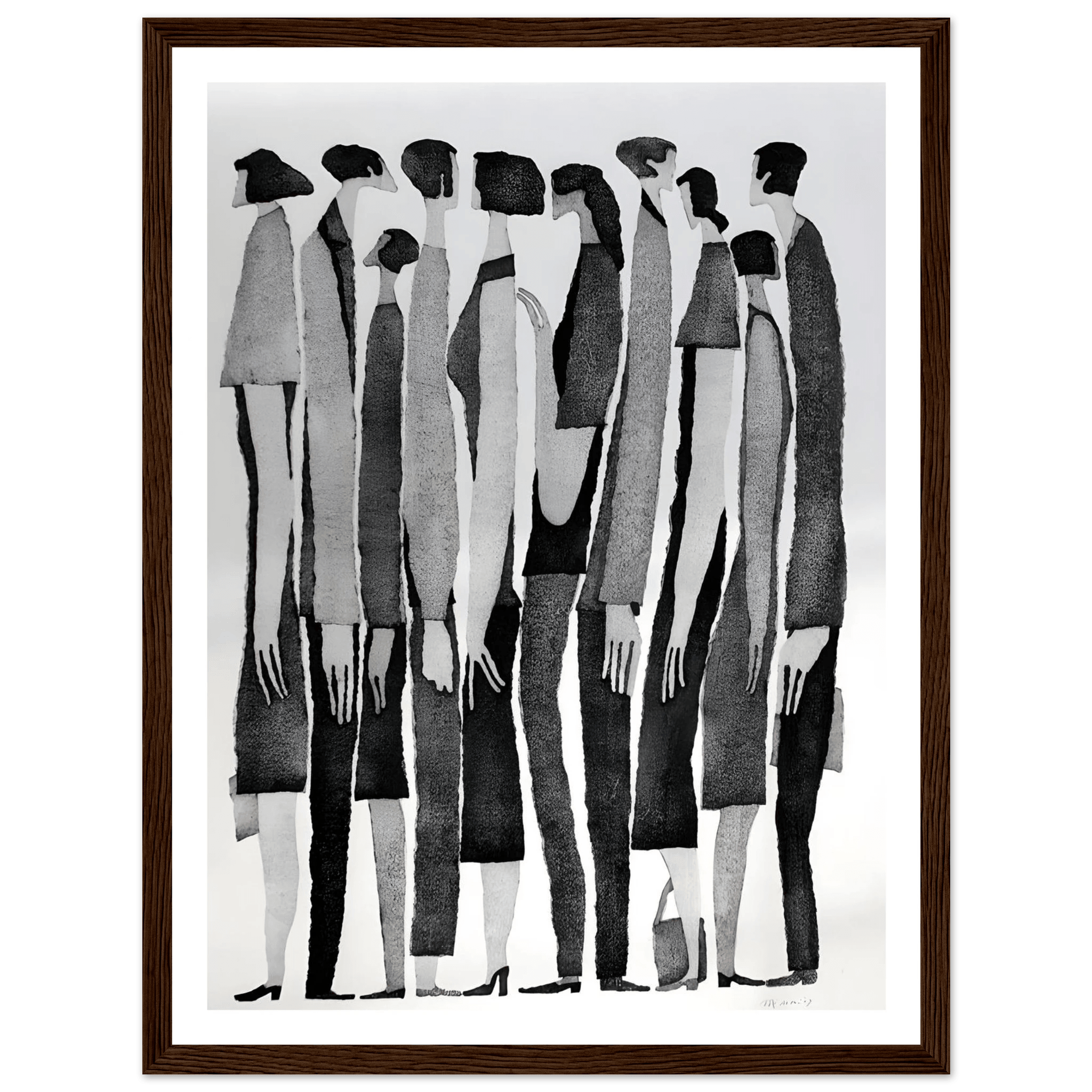 Silent Crowd - Poster - Arthena