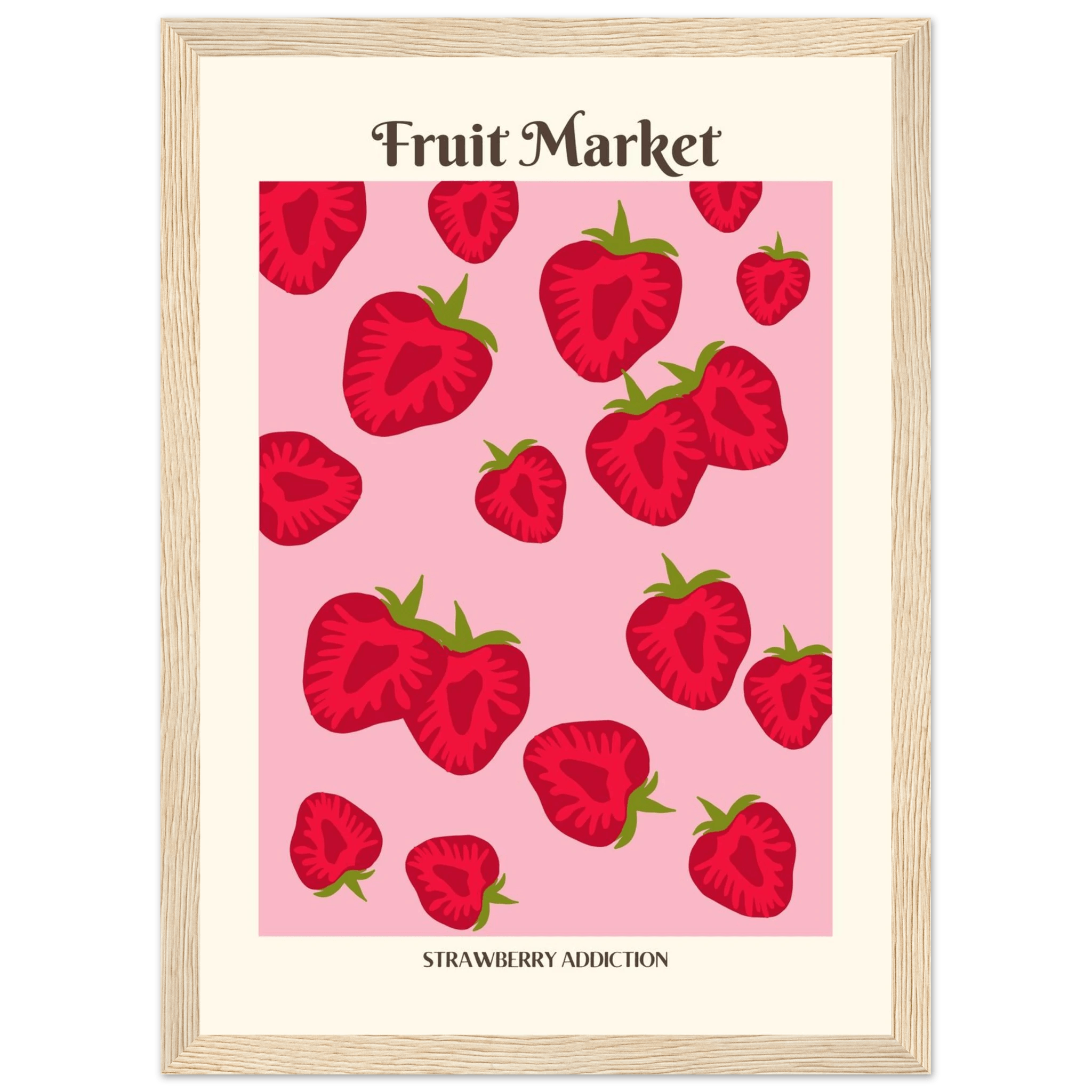 Fruit Market Strawberry - Poster - Arthena