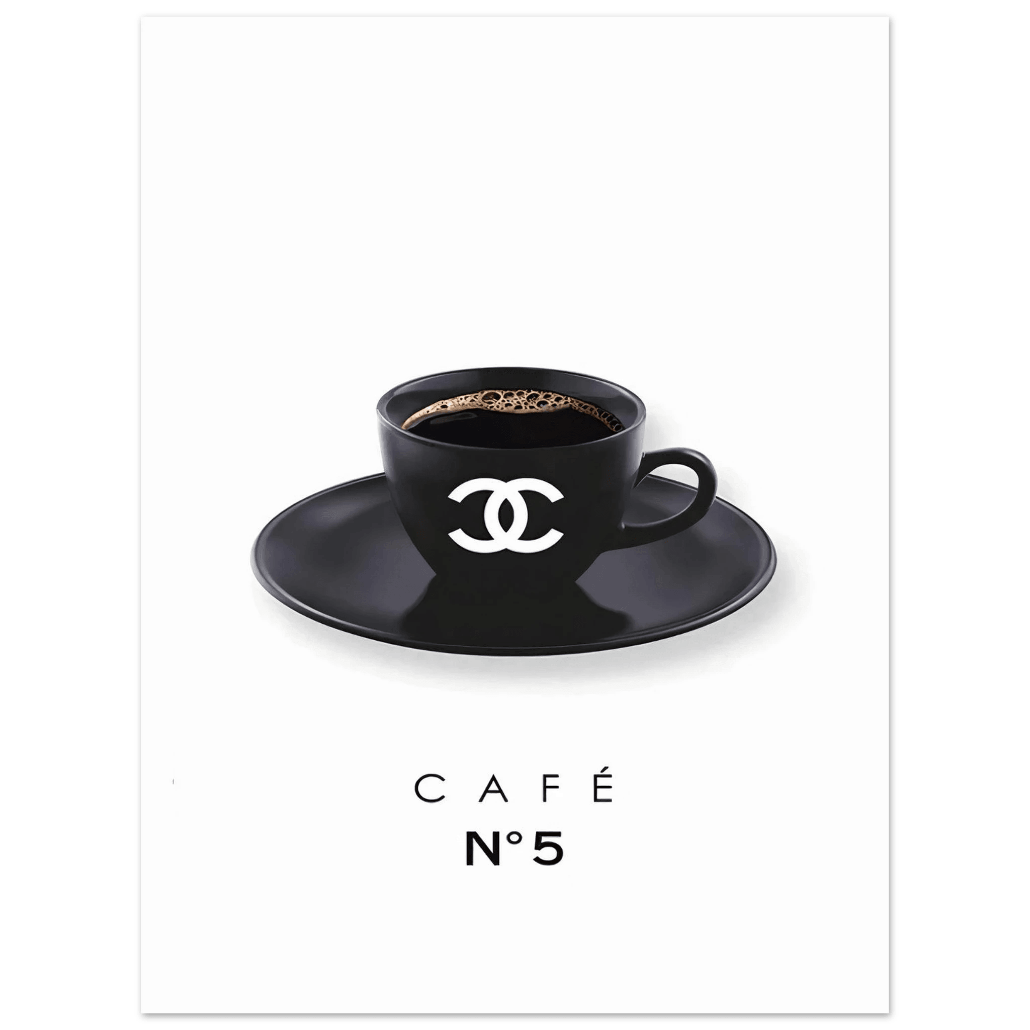 Coffee Chanel - Poster - Arthena