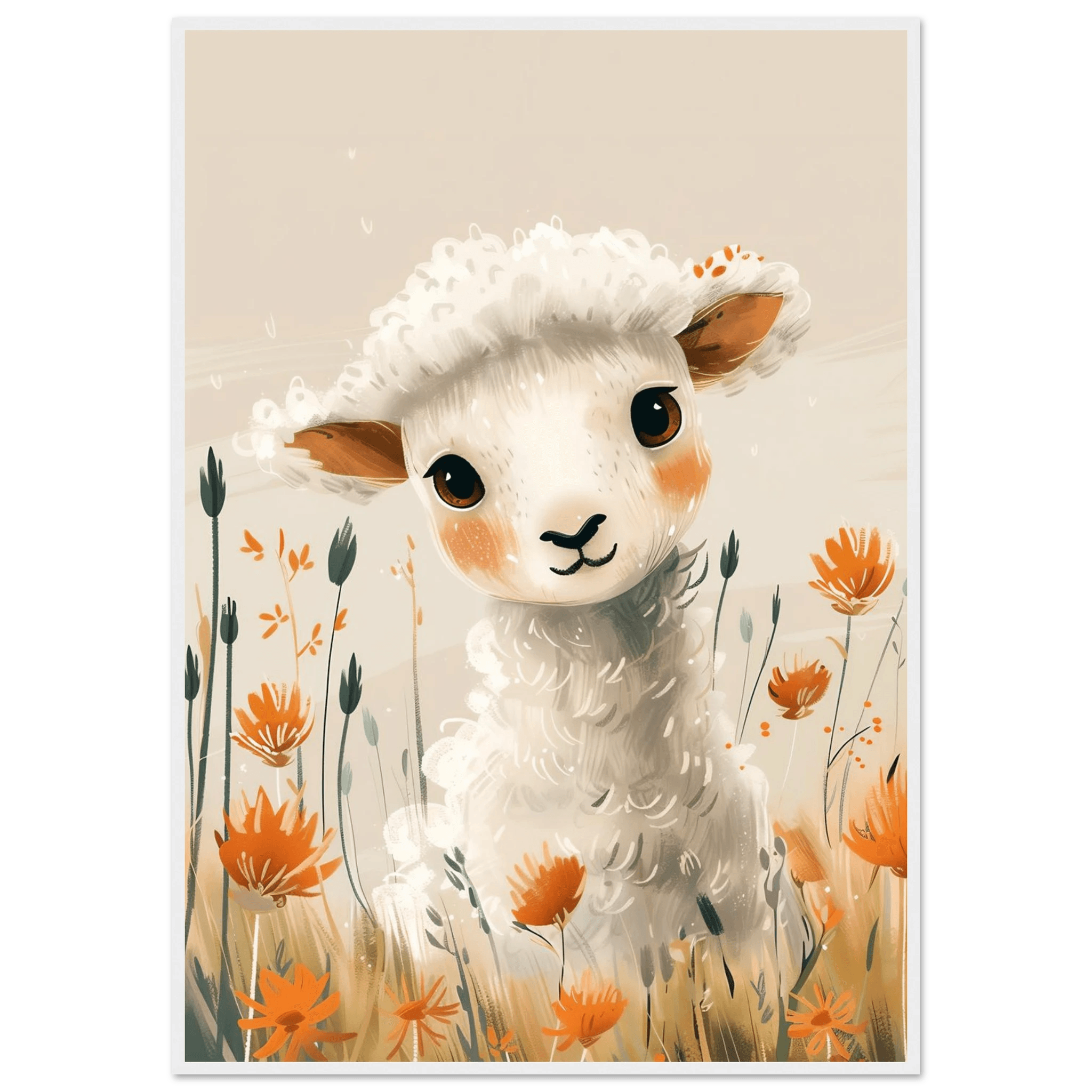 Baby Lamb - Poster - Arthena