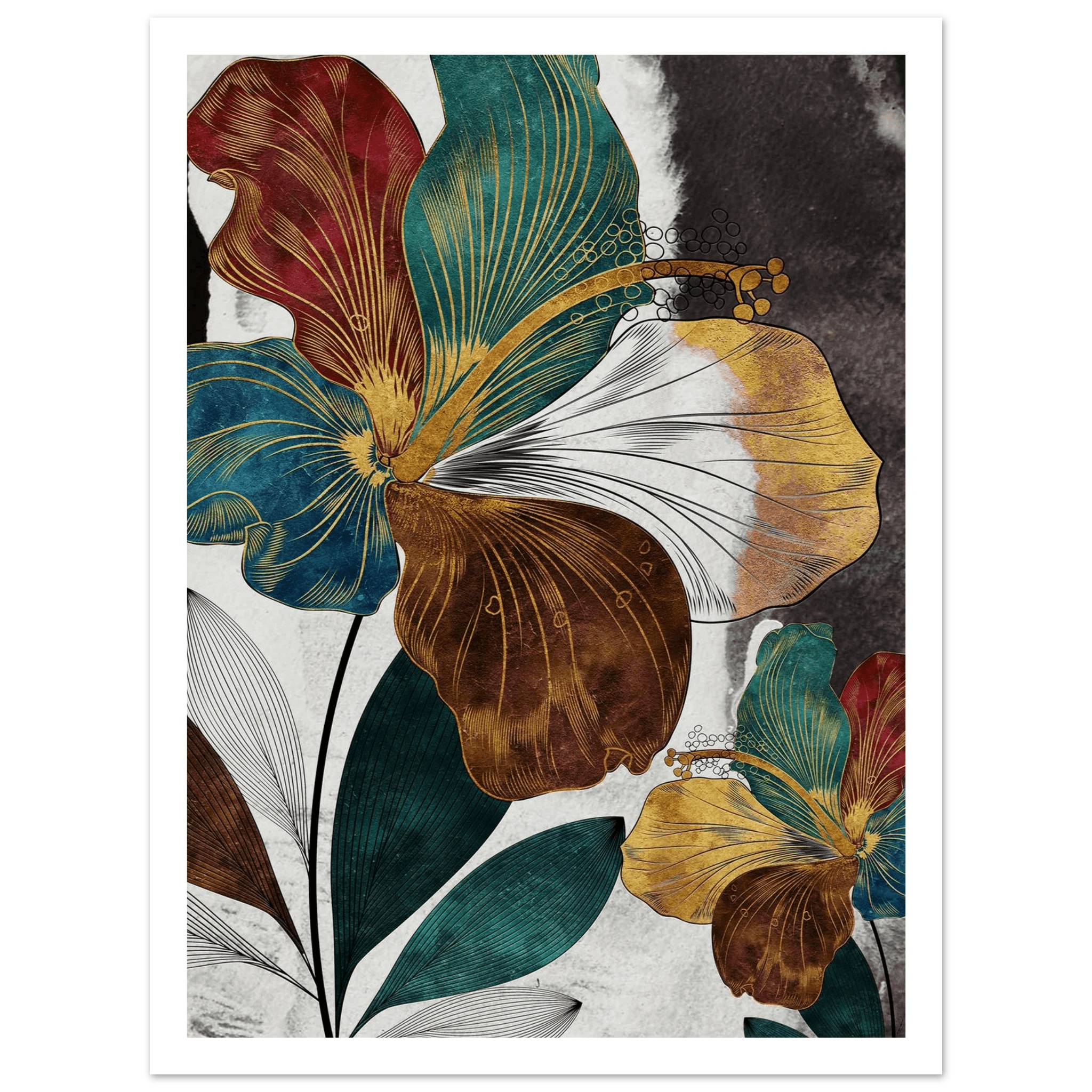 Golden Bloom Symphony - Poster - Arthena