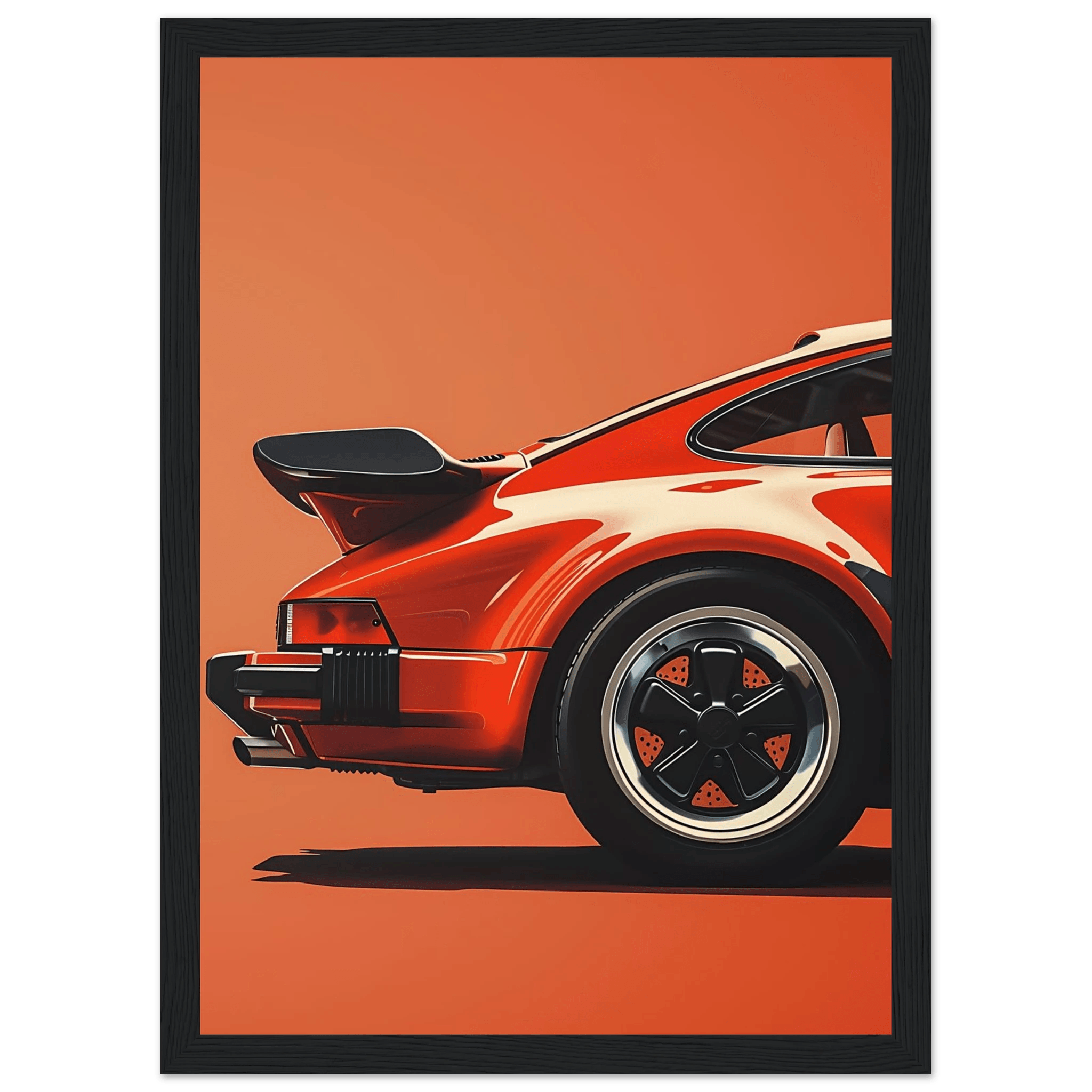 Retro Car - Poster - Arthena