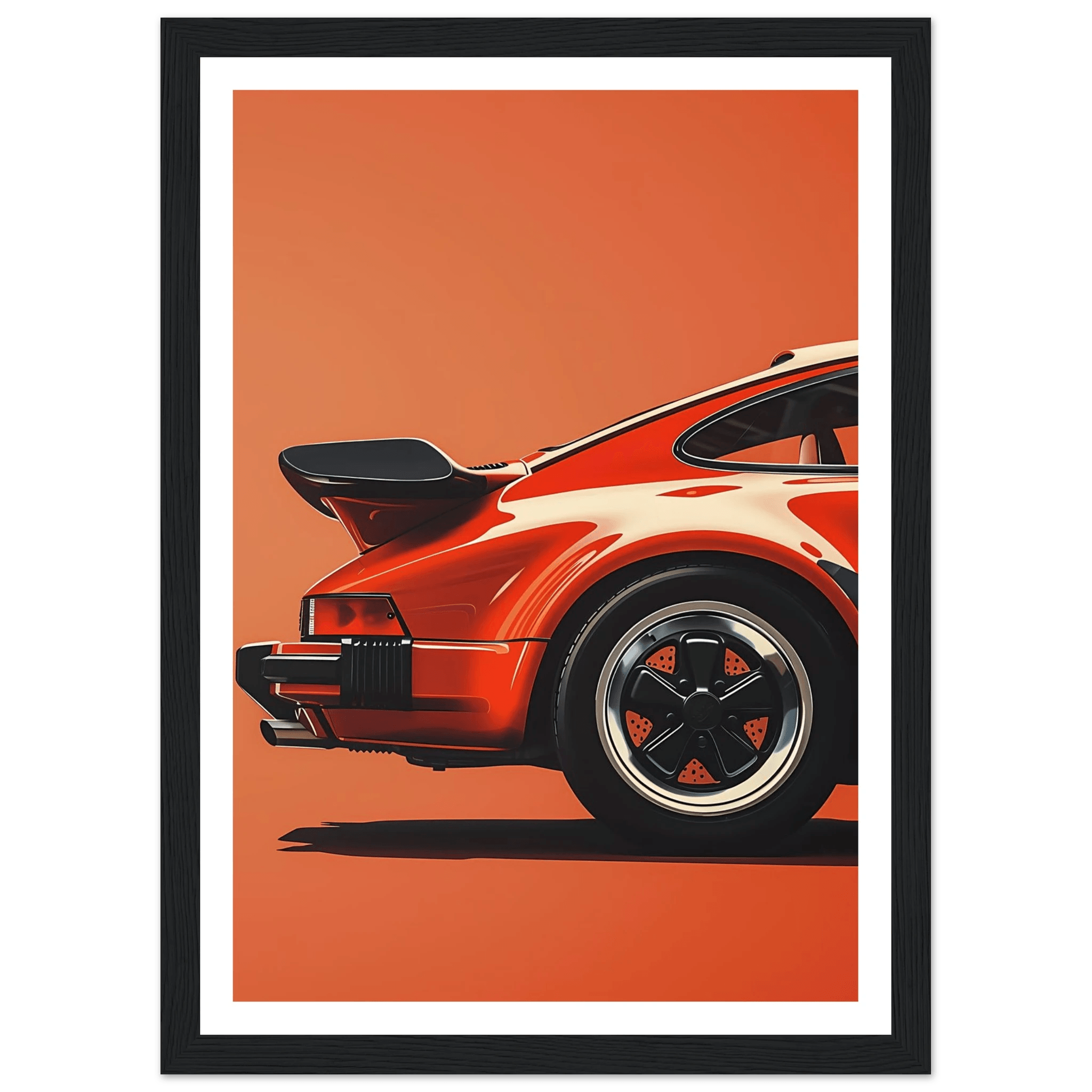 Retro Car - Poster - Arthena