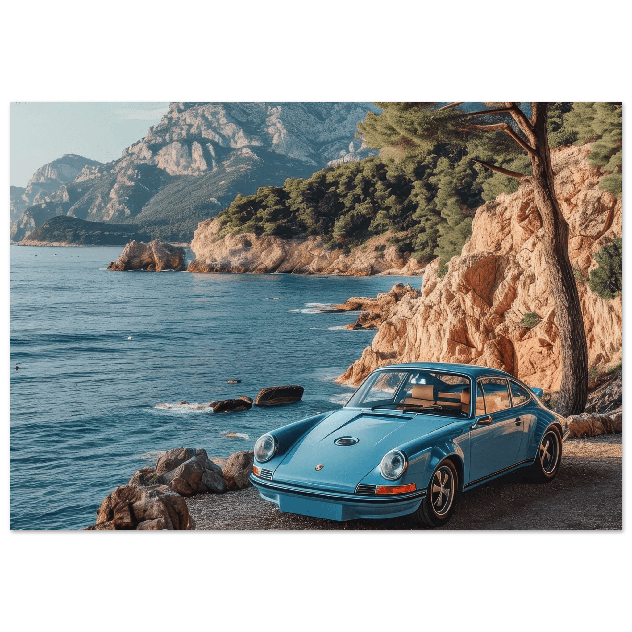 Car Tour of the Amalfi Coast - Poster - Arthena