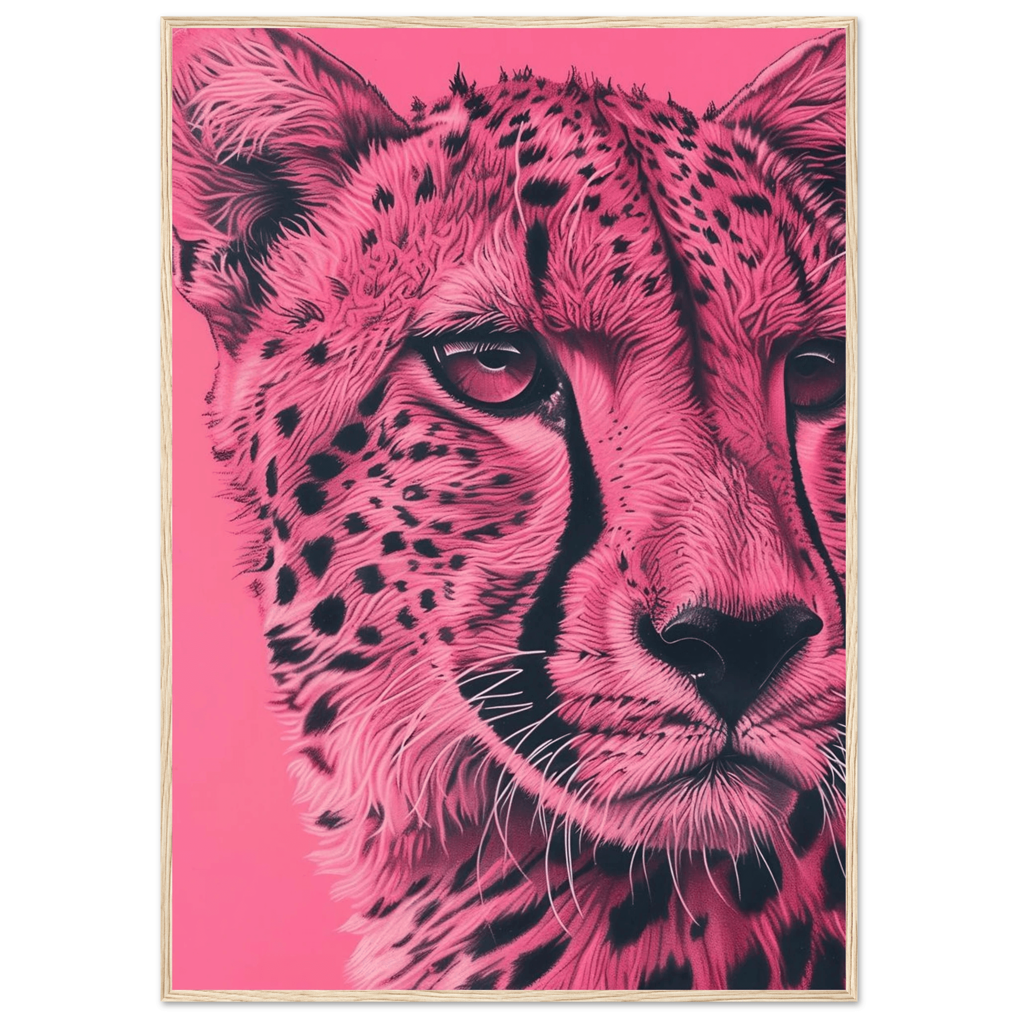 A Pink Cheetah - Poster - Arthena