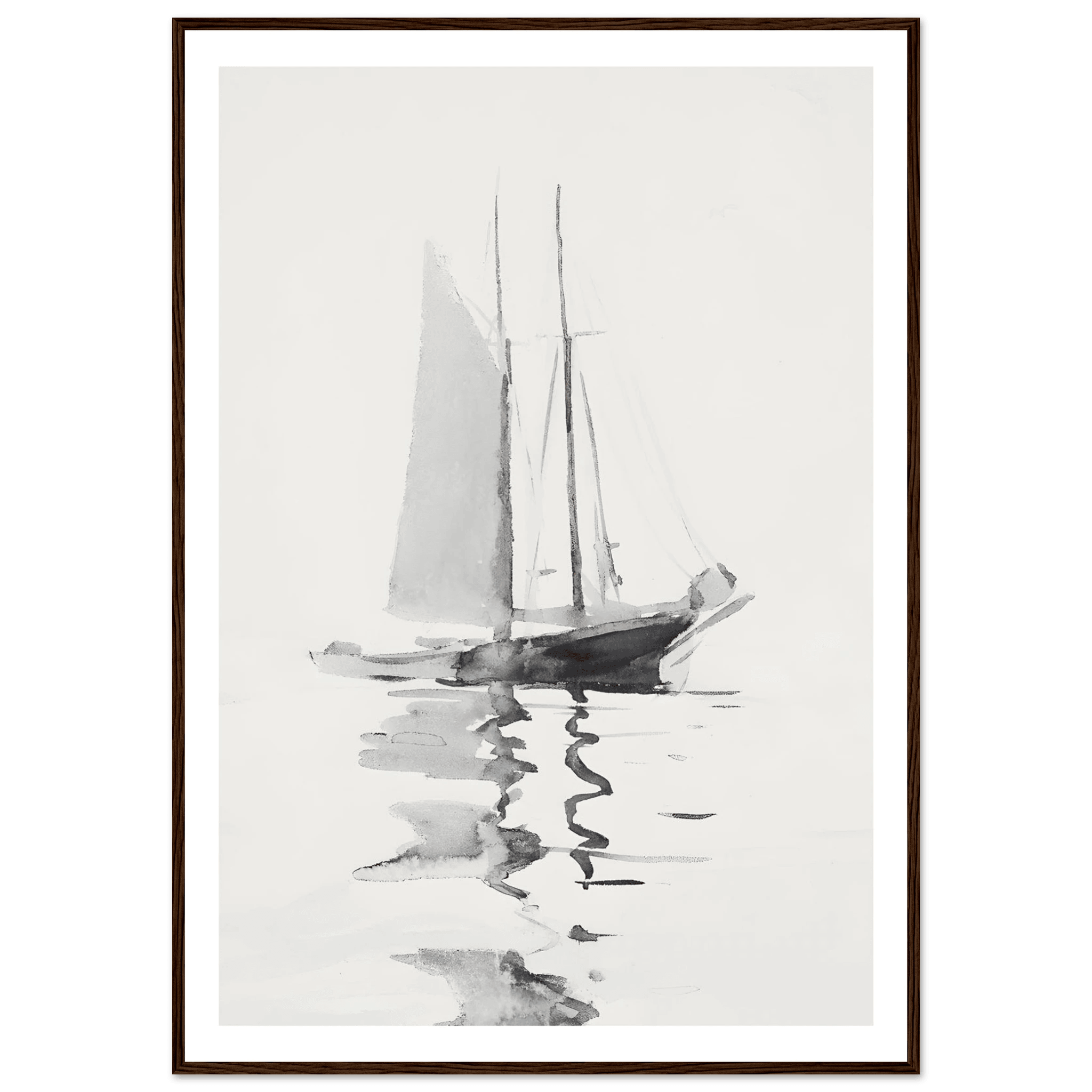 Abstract boat - Poster - Arthena