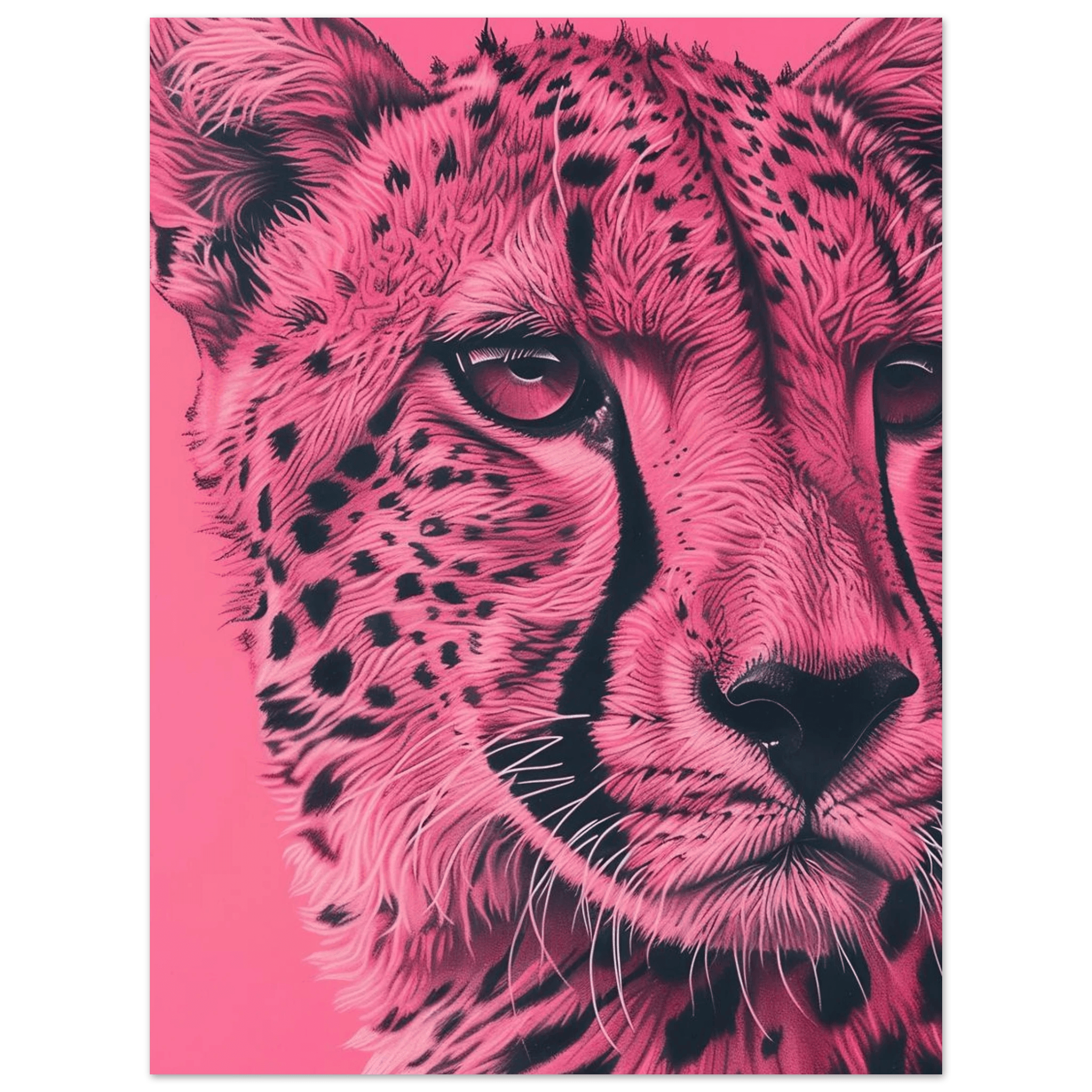 A Pink Cheetah - Poster - Arthena