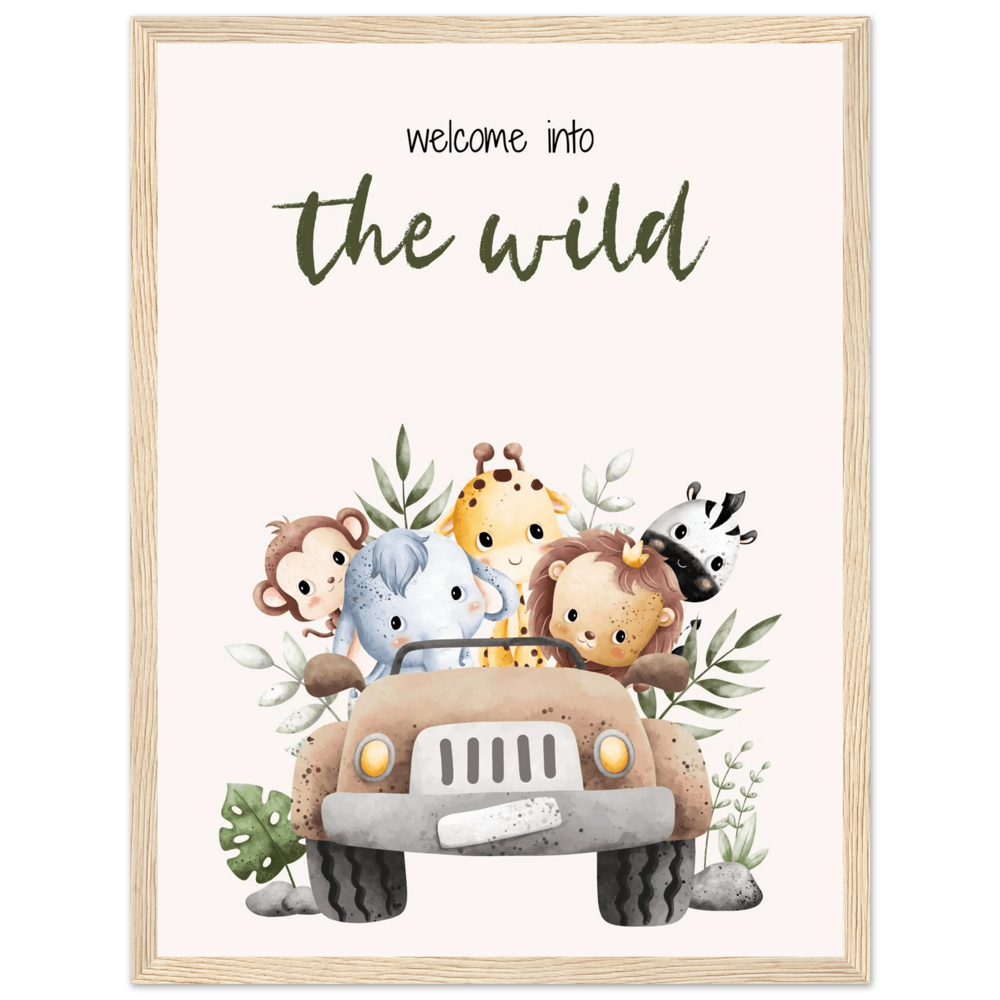 Welcome into the wild - Poster - Arthena